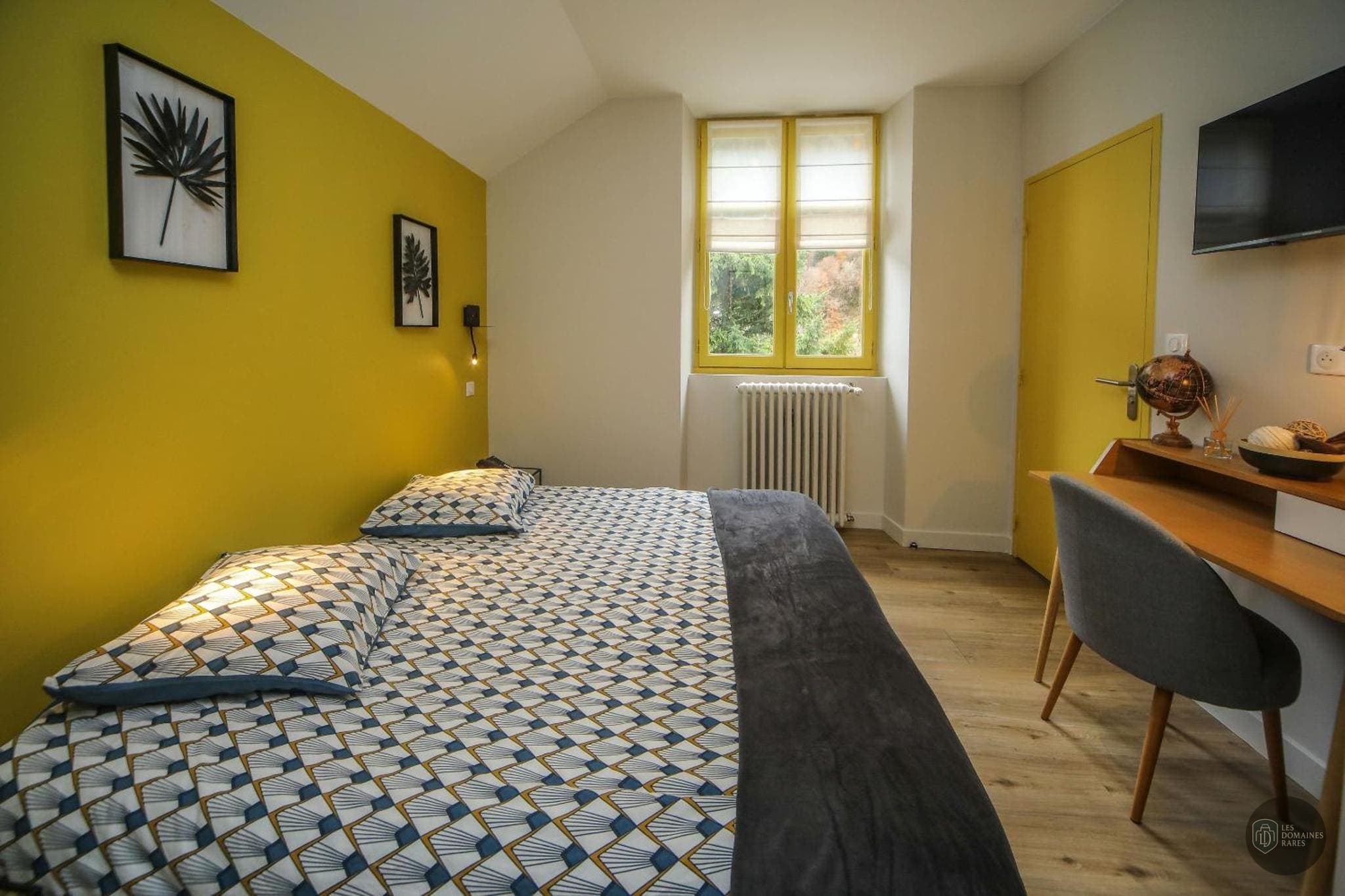 Chambre de l'hôtel Ô Chiroulet en Occitanie