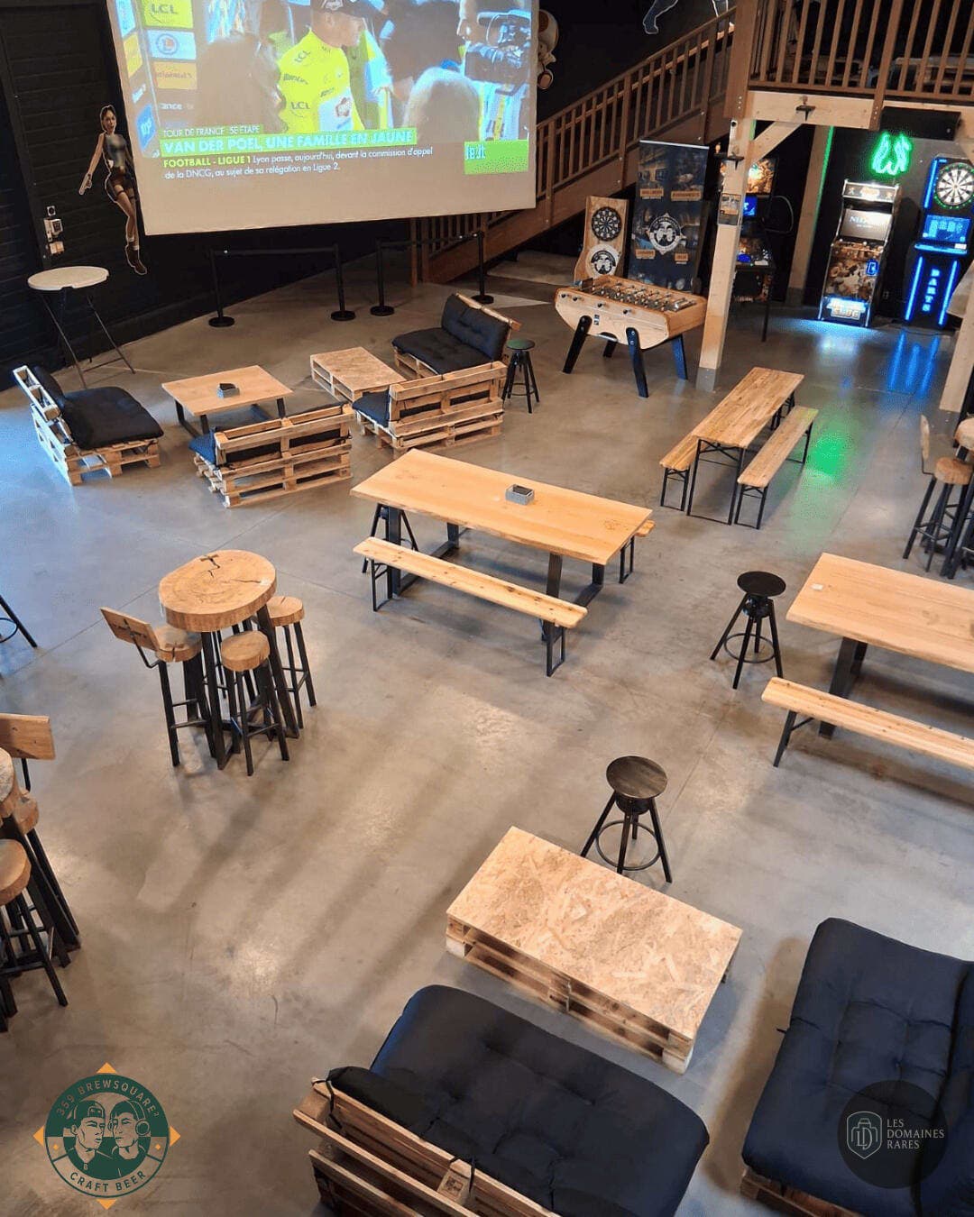 Espace intérieur du lieu 359 BrewSquare à Tourlaville en Normandie
