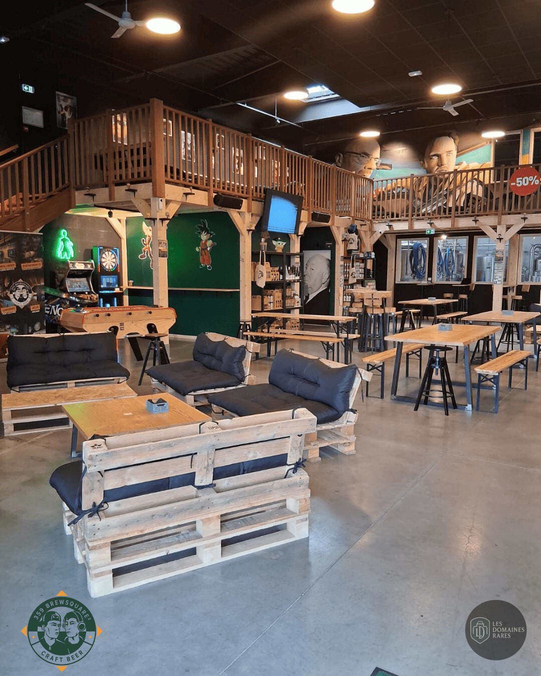 Espace intérieur du lieu 359 BrewSquare à Tourlaville en Normandie