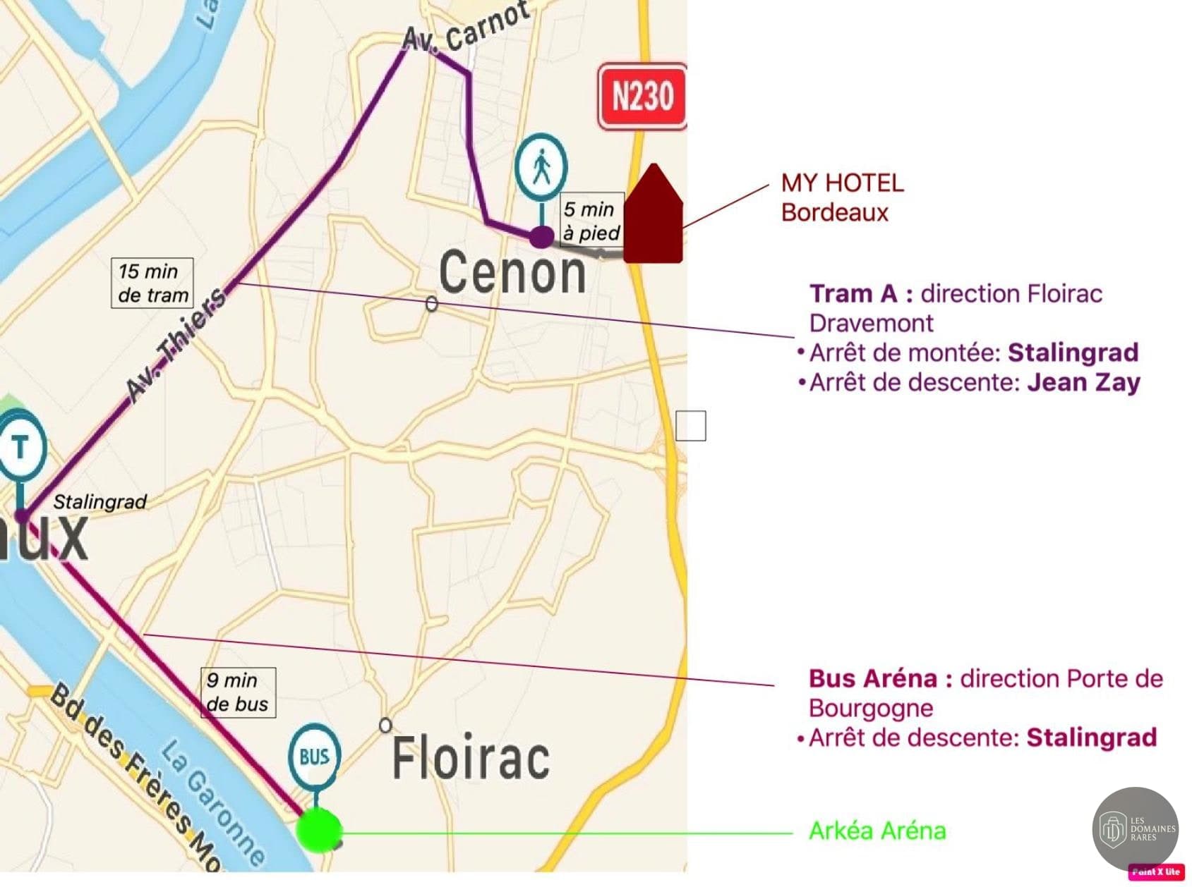 Vue extérieure de l'hôtel 3B Hotel de Bordeaux en Nouvelle-Aquitaine