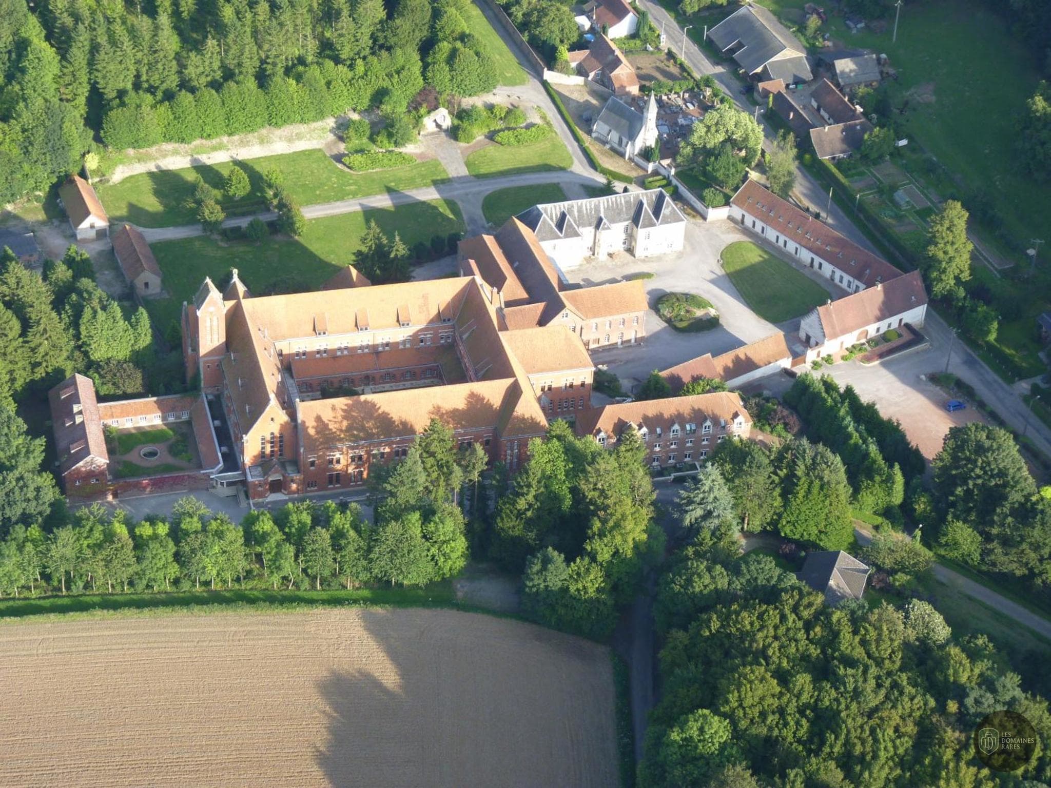 Vue extérieure de l'abbaye Abbaye de Belval en Hauts-de-France