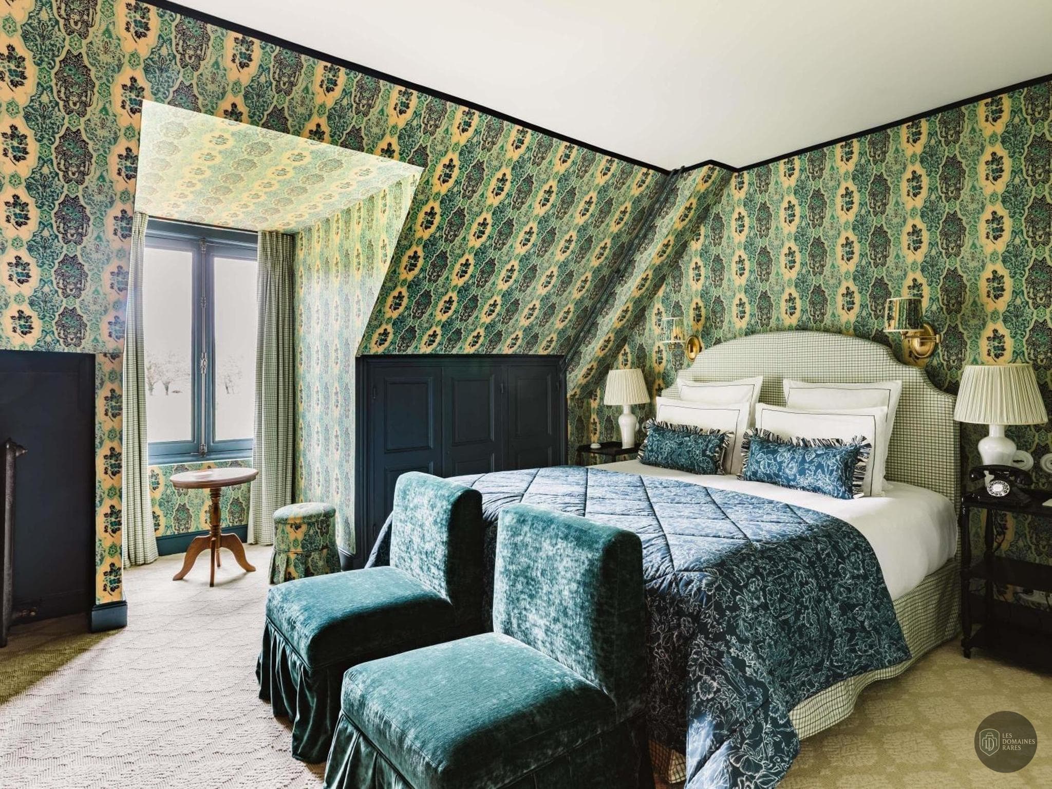 Chambre de l'abbaye Abbaye de Combelongue à Rimont en Occitanie - séminaire rimont, france