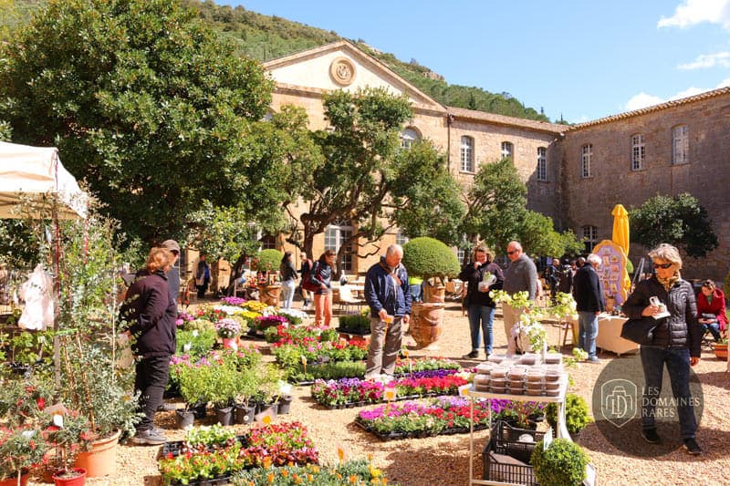 Vue extérieure de l'abbaye Abbaye de Fontfroide à Narbonne en Occitanie