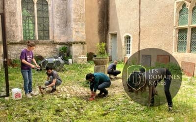 Vue extérieure de l'abbaye Abbaye de Reigny en Bourgogne-Franche-Comté