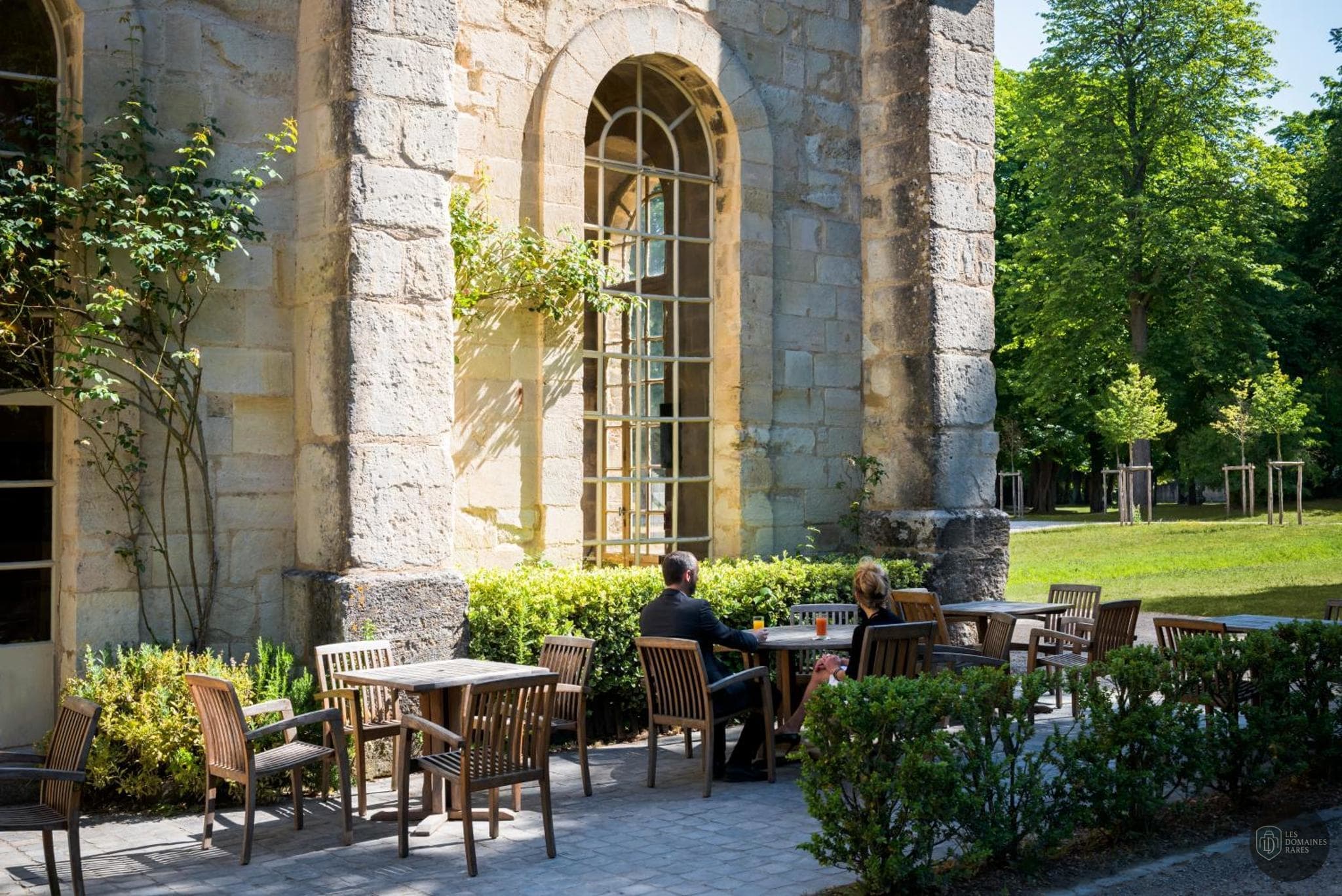 Vue extérieure de l'abbaye Abbaye de Royaumont en Île-de-France