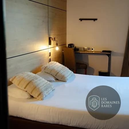 Chambre d'hôtel avec lit double