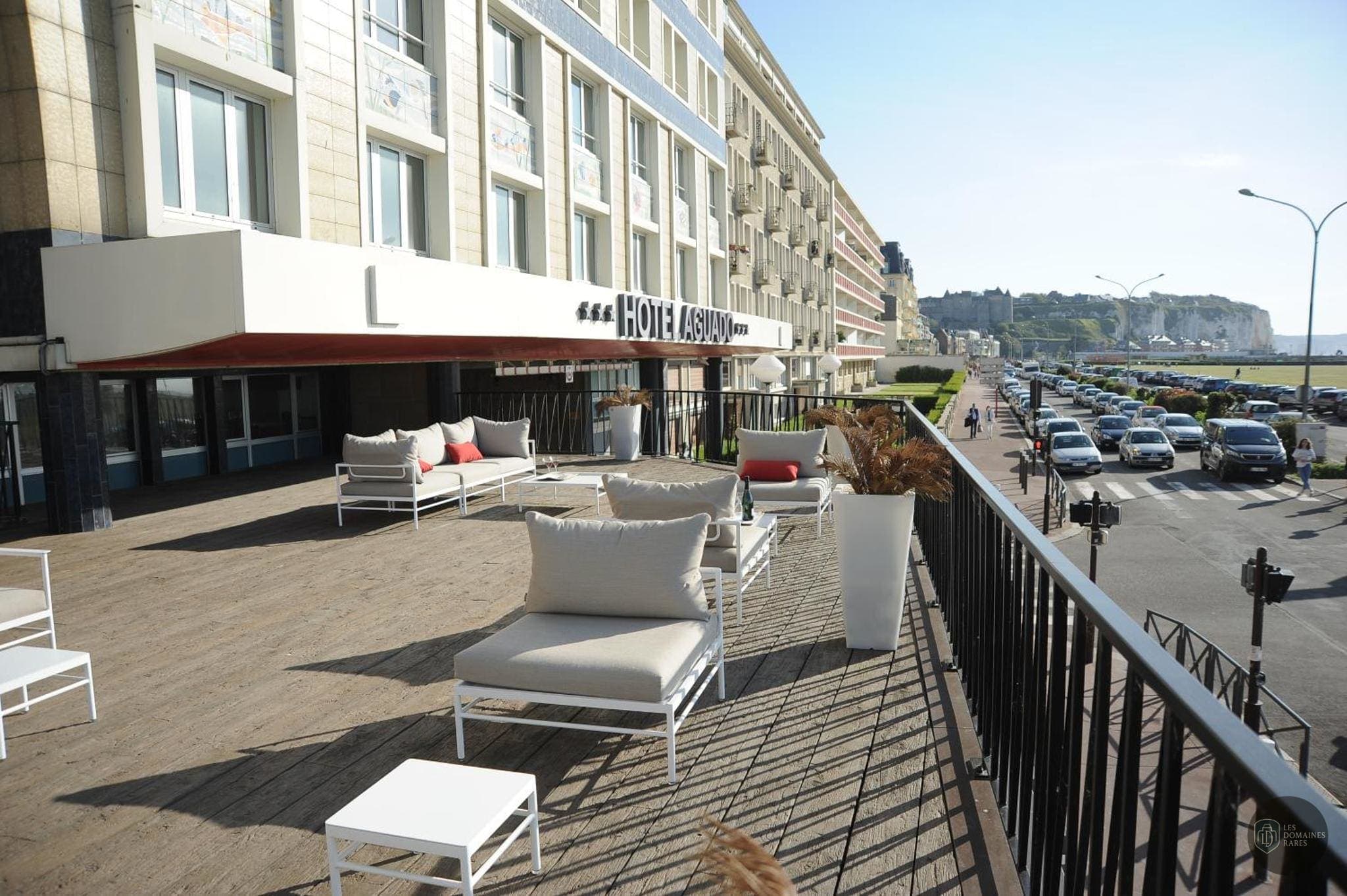 Vue de l'hôtel Aguado Hôtel à Dieppe en Normandie
