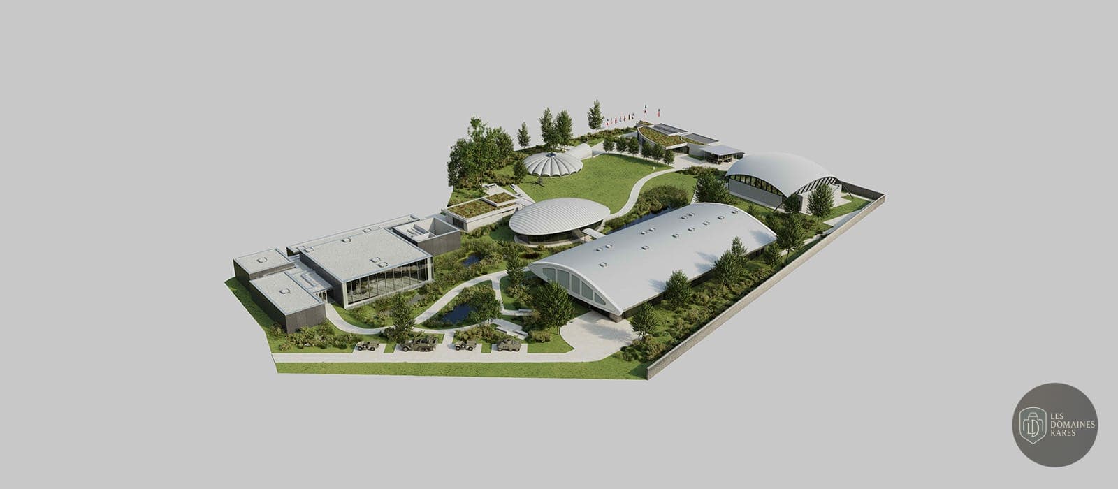 Vue extérieure du lieu Airborne Museum en Normandie
