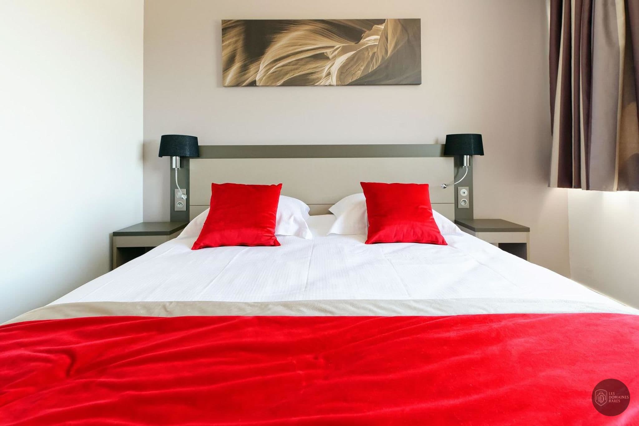 Chambre de l'hôtel Akena Besançon en Bourgogne-Franche-Comté