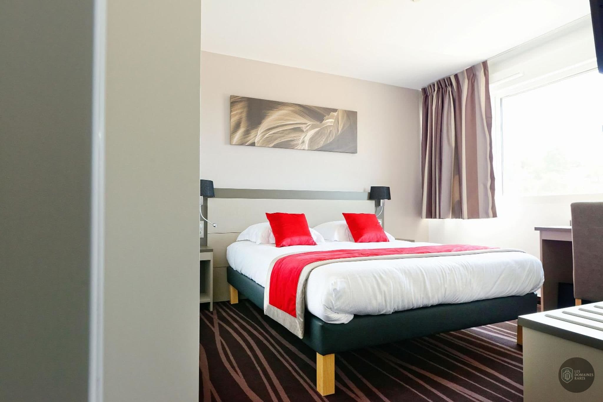 Chambre de l'hôtel Akena Besançon en Bourgogne-Franche-Comté