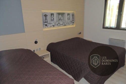 Chambre de l'hôtel Alb’Hôtel en Auvergne-Rhône-Alpes