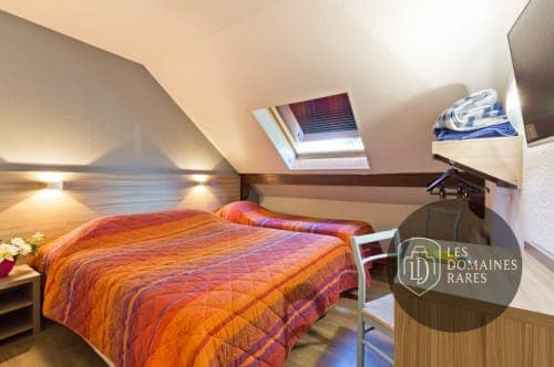 Chambre de l'hôtel Alb’Hôtel en Auvergne-Rhône-Alpes