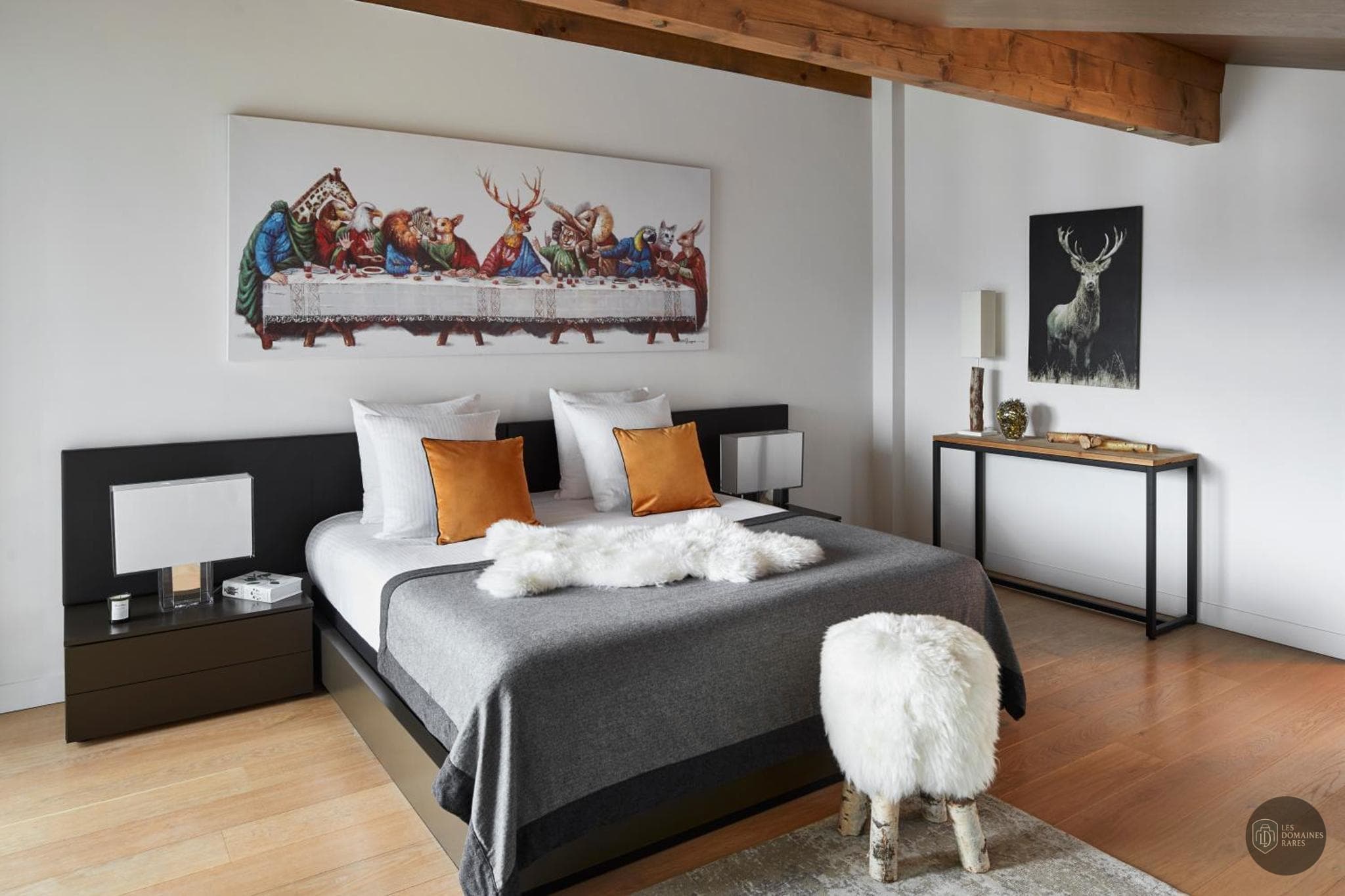 Chambre de l'hôtel Alpen Valley à Combloux en Auvergne-Rhône-Alpes - séminaire haute-savoie