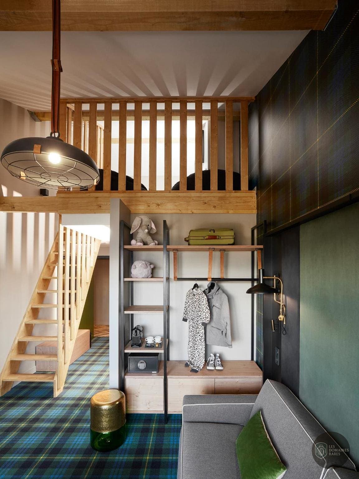 Espace intérieur de l'hôtel Alpen Valley à Combloux en Auvergne-Rhône-Alpes