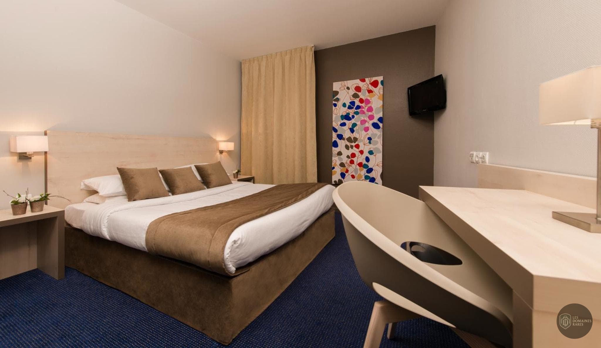 Chambre de l'hôtel Ambotel en Auvergne-Rhône-Alpes - séminaire ambérieu en bugey a côté de l’hôpital privé