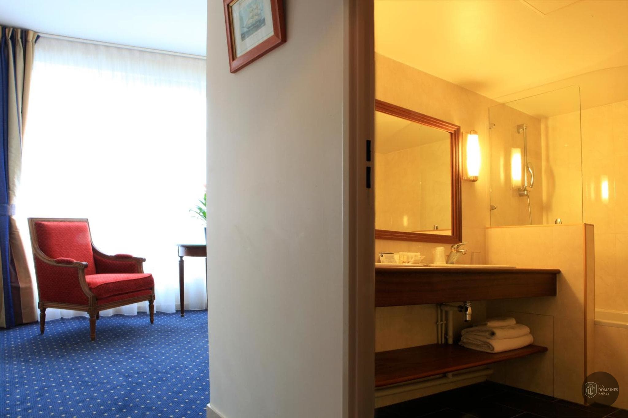 Salle de bain de l'hôtel Amiral Hotel à Paris en Île-de-France