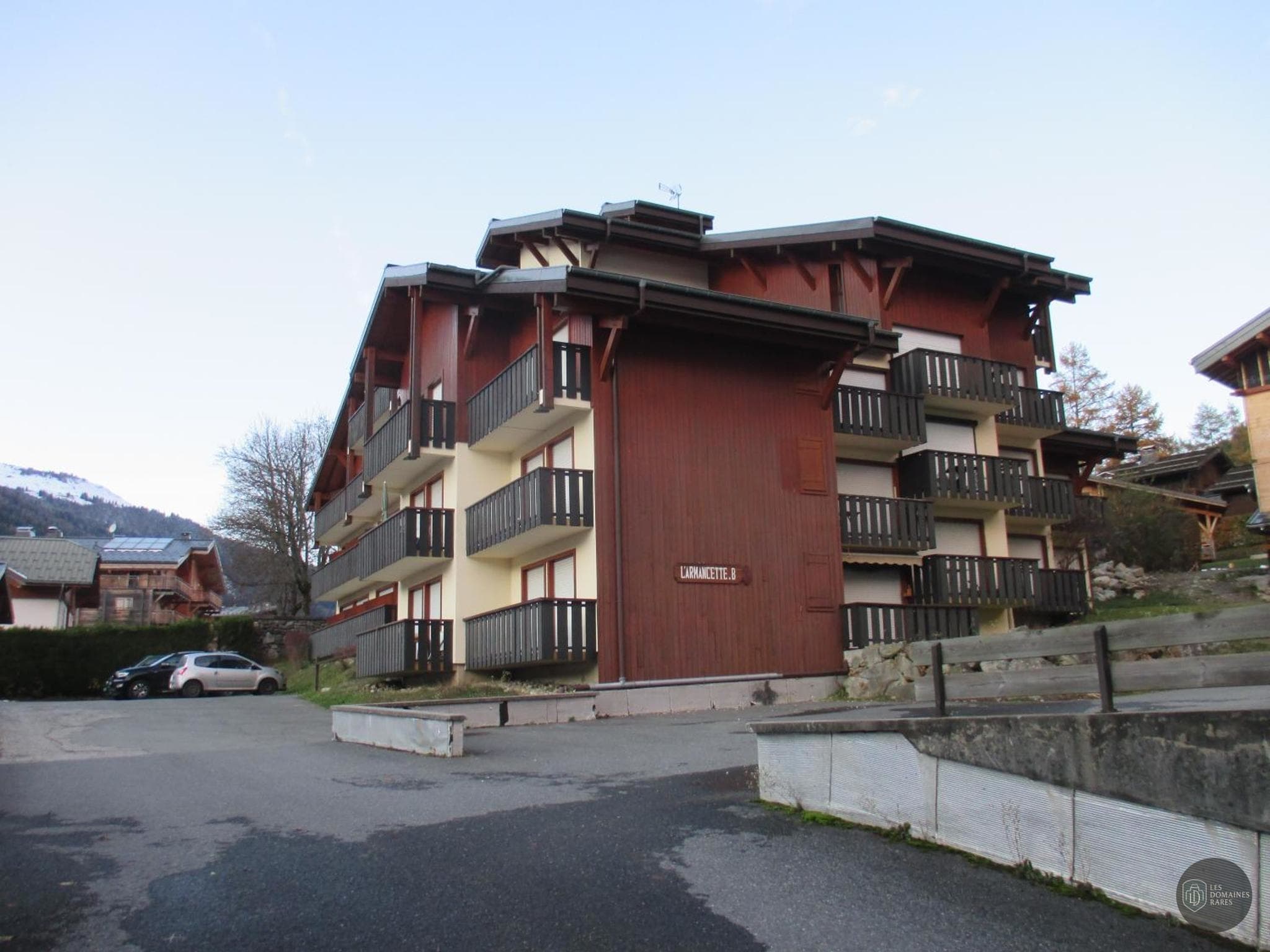 Vue de l'hôtel Armancette à Megève en Auvergne-Rhône-Alpes