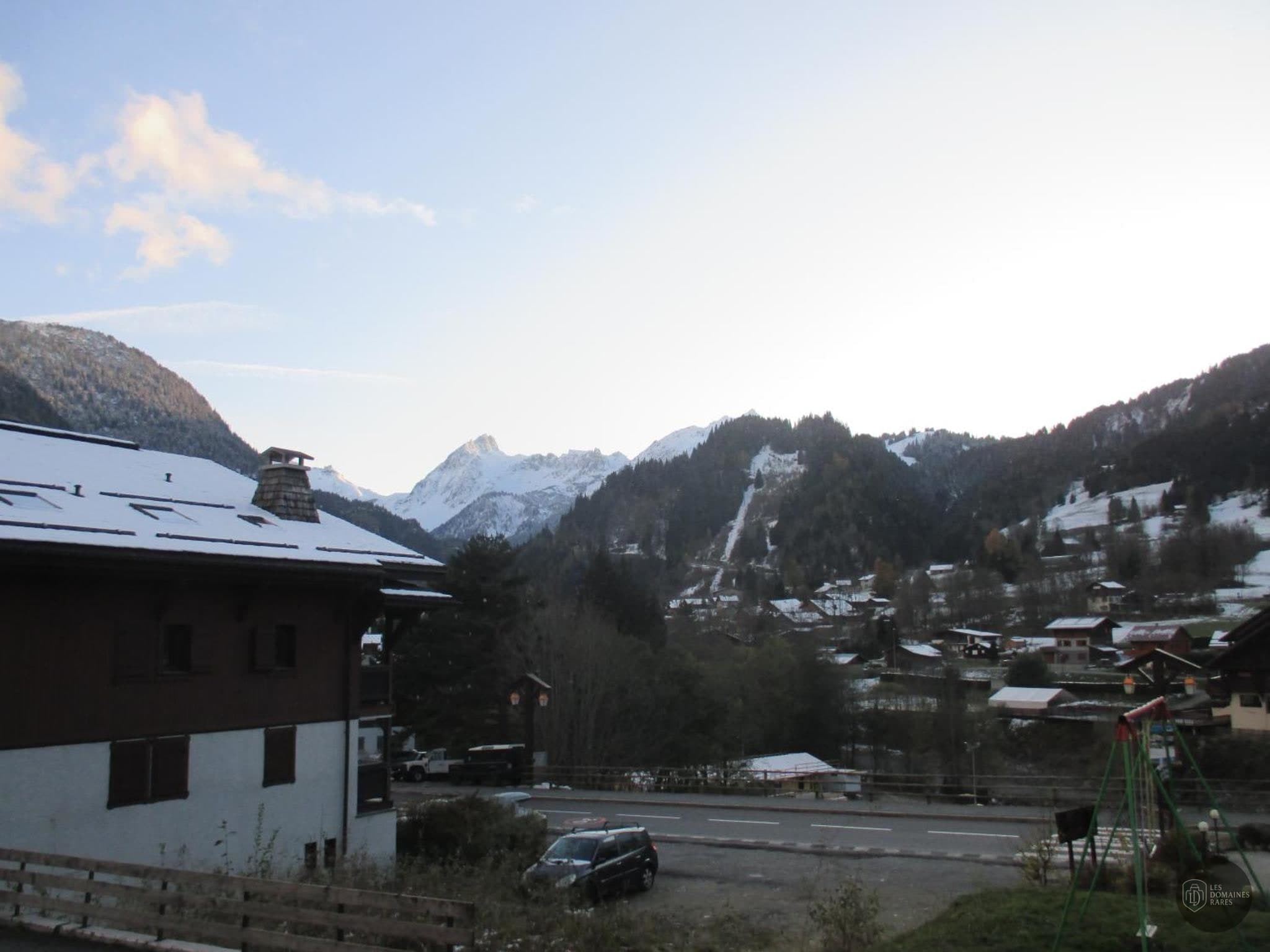 Vue de l'hôtel Armancette à Megève en Auvergne-Rhône-Alpes