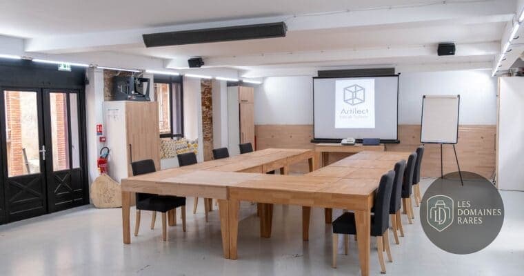 Salle de réunion 2 de l'auberge Artilect en Occitanie