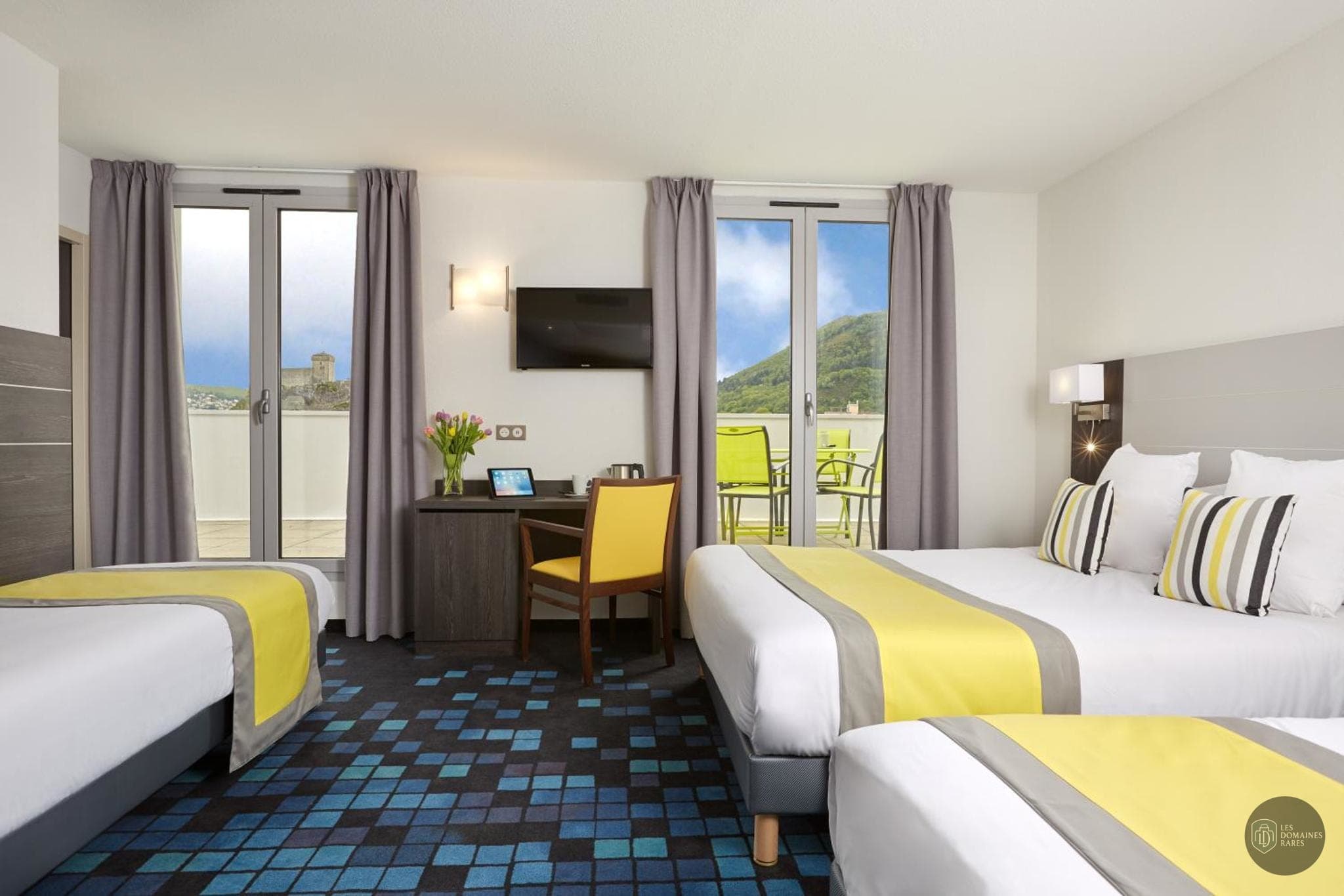 Chambre de l'hôtel Astrid Hôtel à Lourdes en Occitanie - séminaire hautes-pyrénées