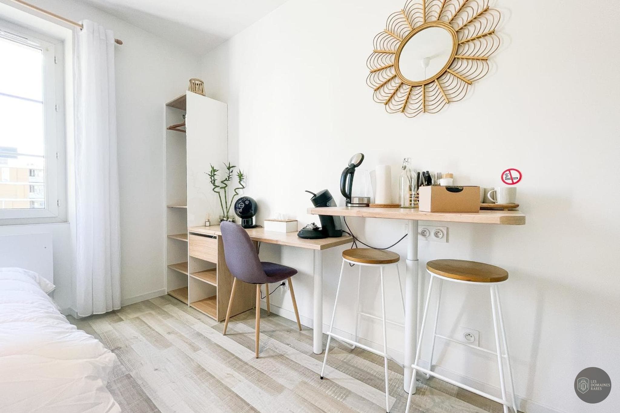 Chambre de l'hôtel Au Coeur de l'Essentiel en Auvergne-Rhône-Alpes