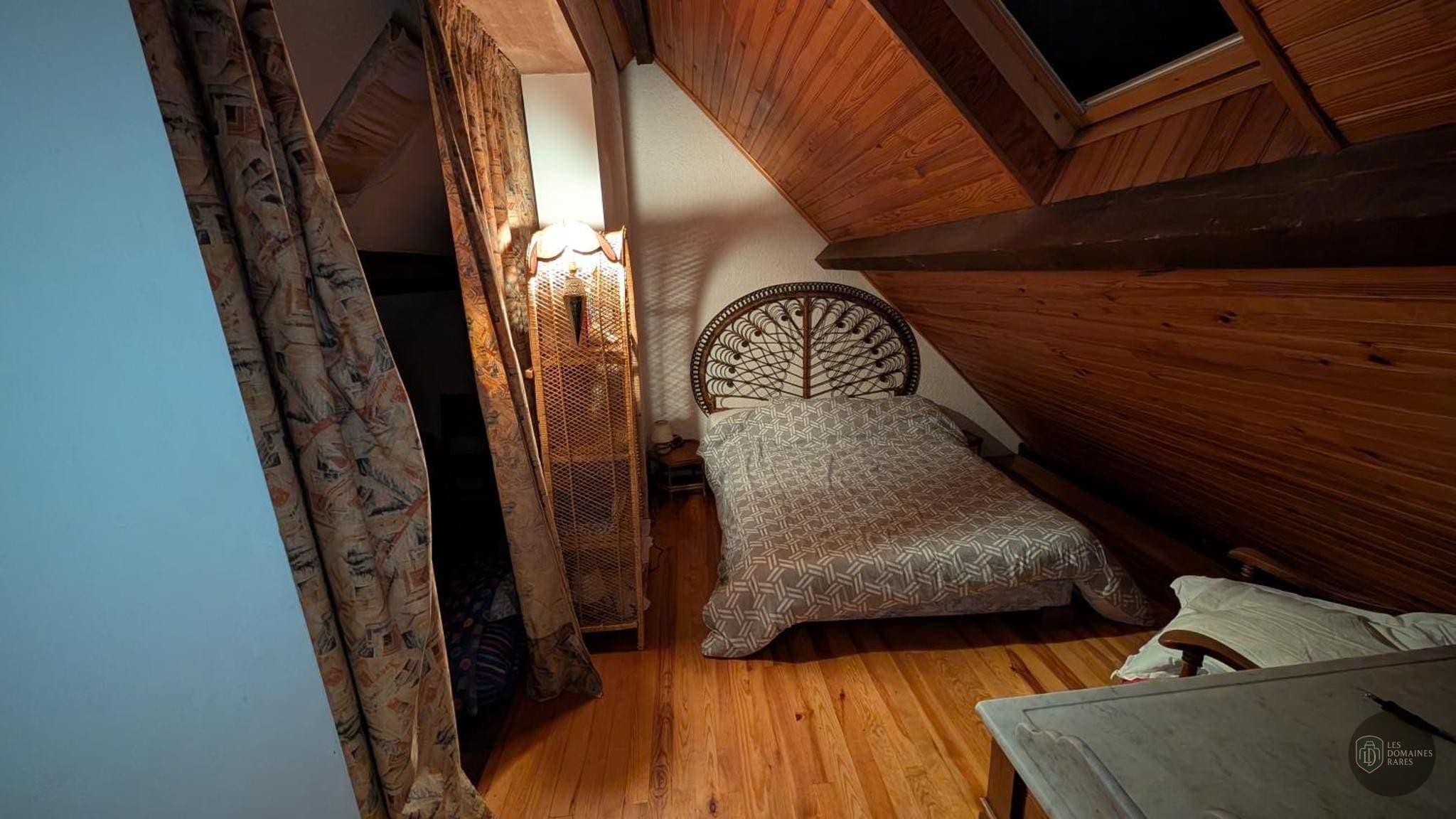 Chambre de l'hôtel Au Coin du Feu à Megève en Auvergne-Rhône-Alpes