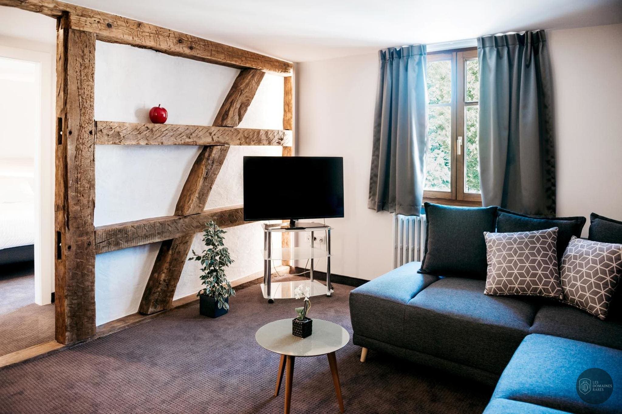 Espace intérieur du lieu Au Lion Rouge à Bartenheim en Grand Est