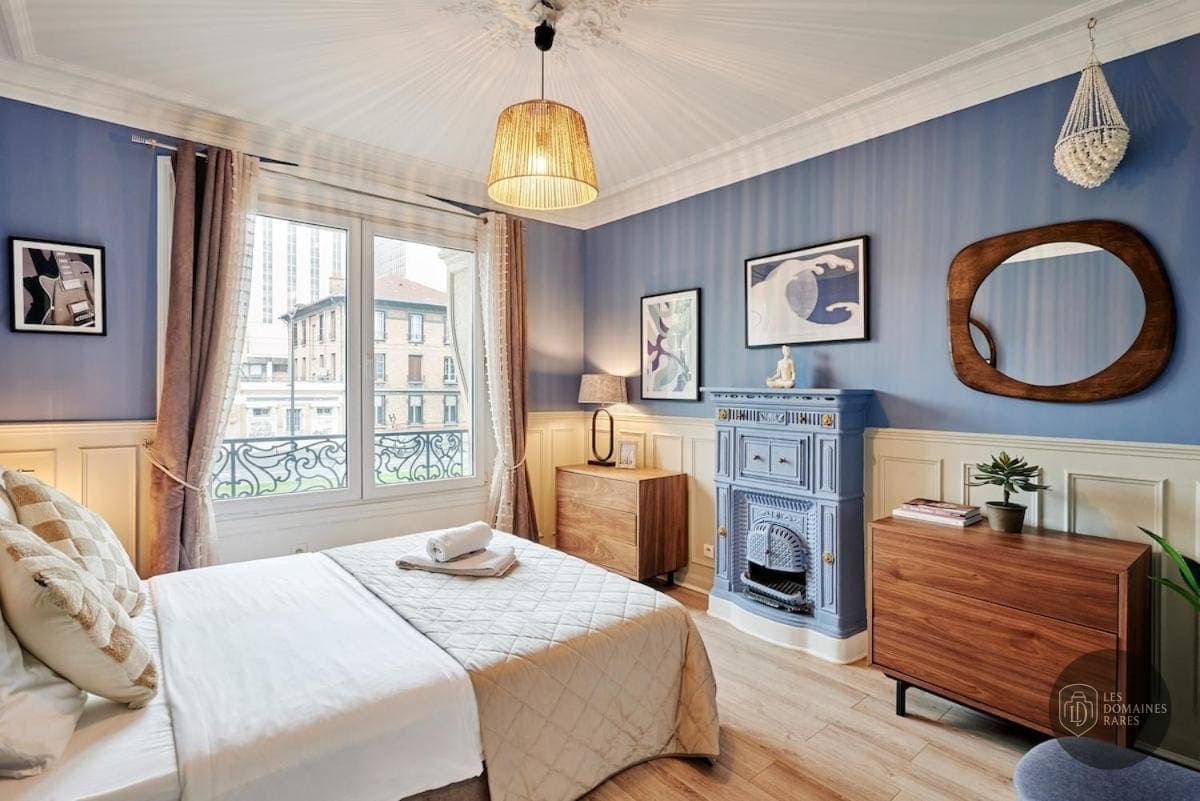 Chambre du lieu Au Living Room à Clamart en Île-de-France - séminaire clamart