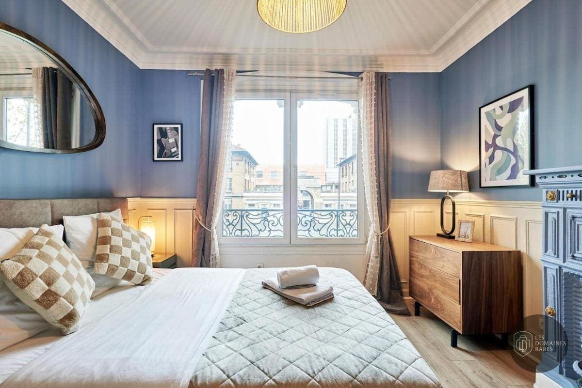 Chambre du lieu Au Living Room à Clamart en Île-de-France