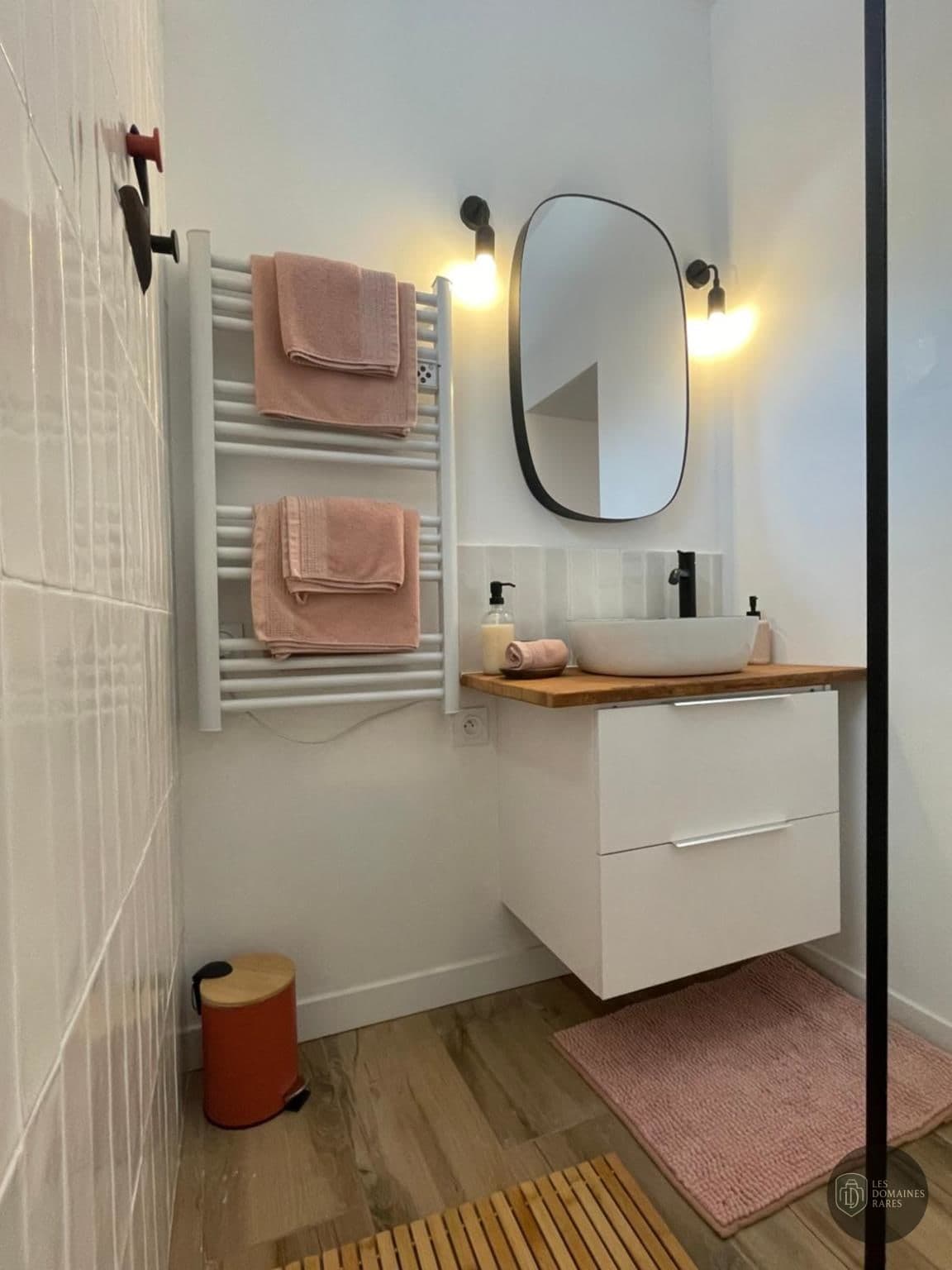 Salle de bain de l'hôtel Au réservoir à Lyon en Auvergne-Rhône-Alpes