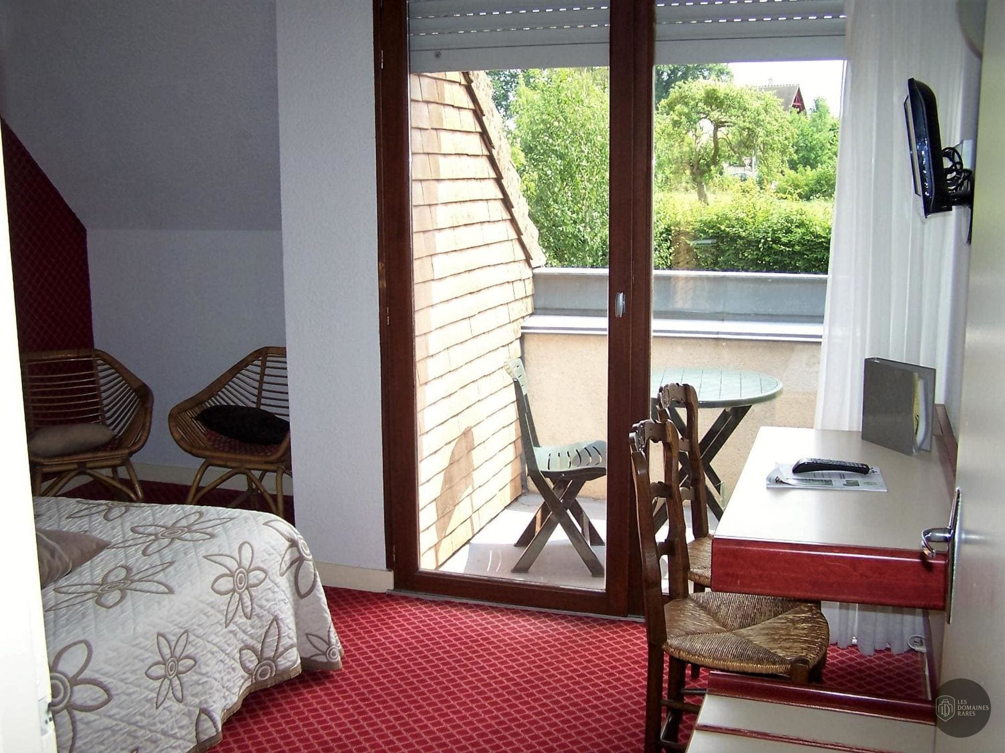Vue extérieure de l'auberge Auberge d'Andaines à La en Normandie