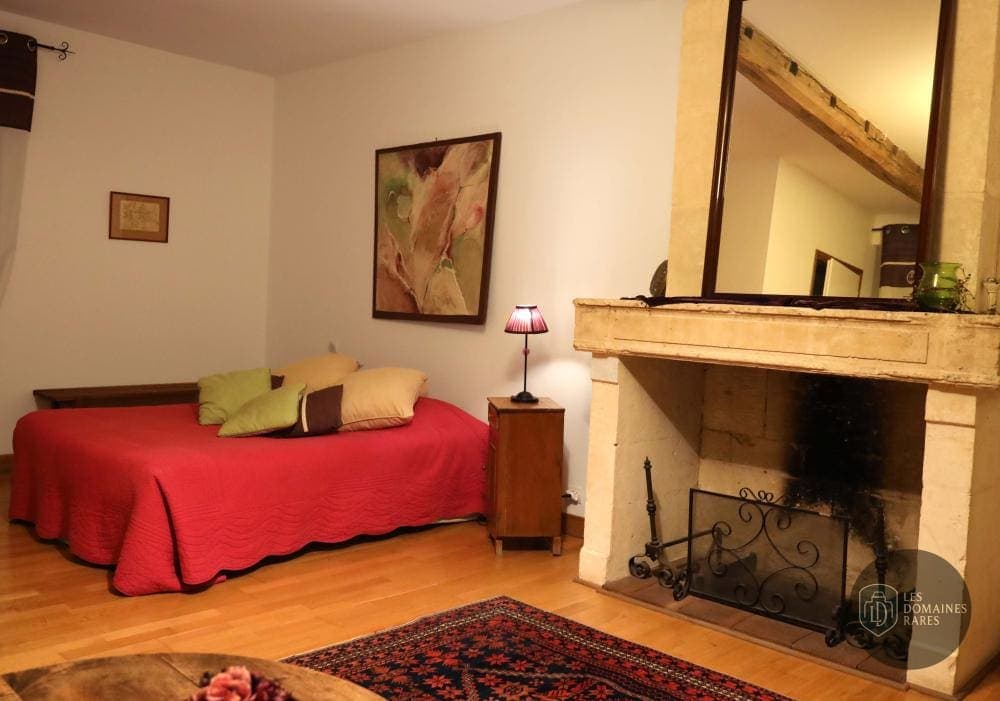 Chambre de l'auberge Auberge de Crespé en Nouvelle-Aquitaine