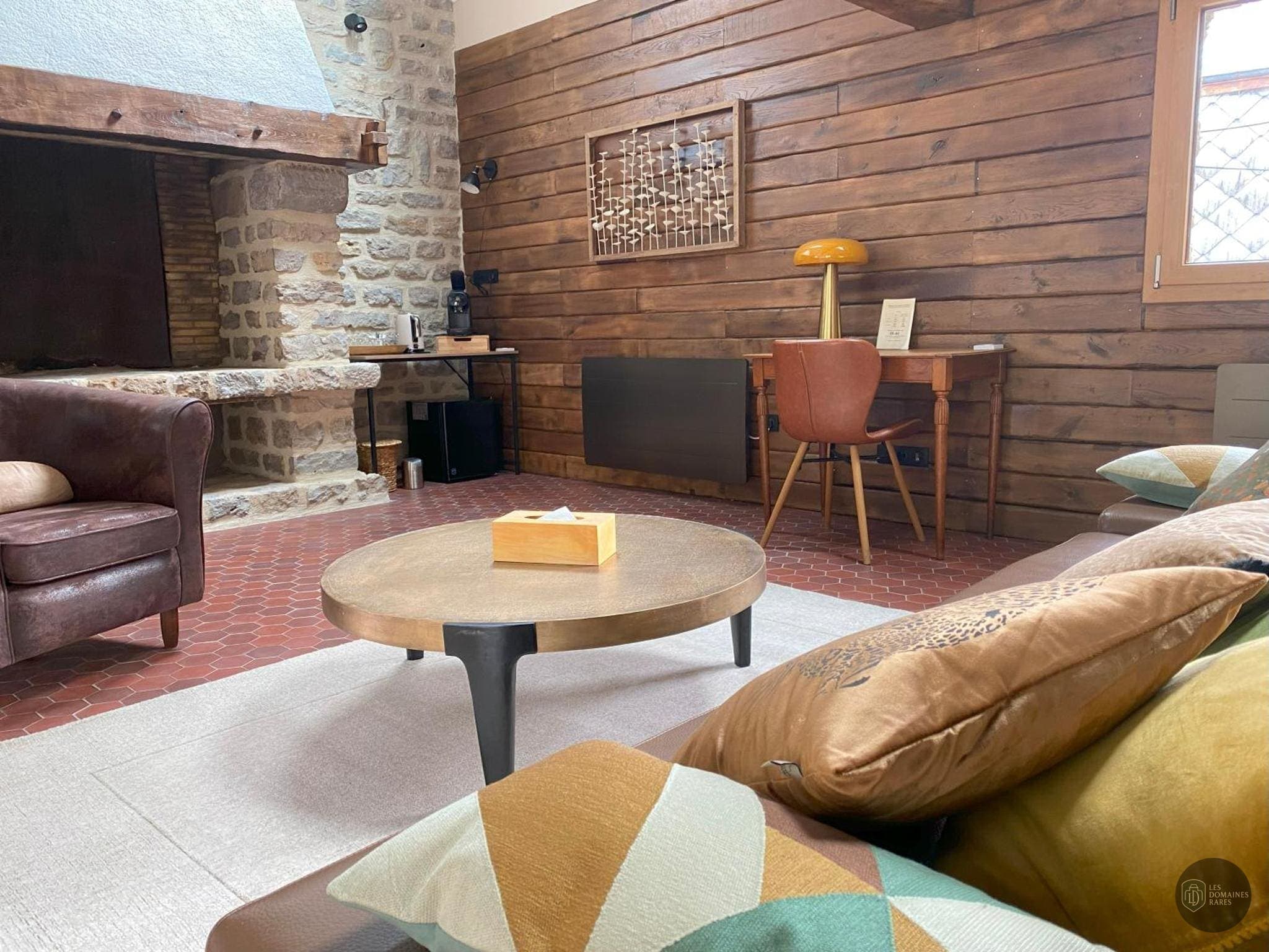 Espace intérieur de l'abbaye Auberge de l'Abbaye à Le en Normandie