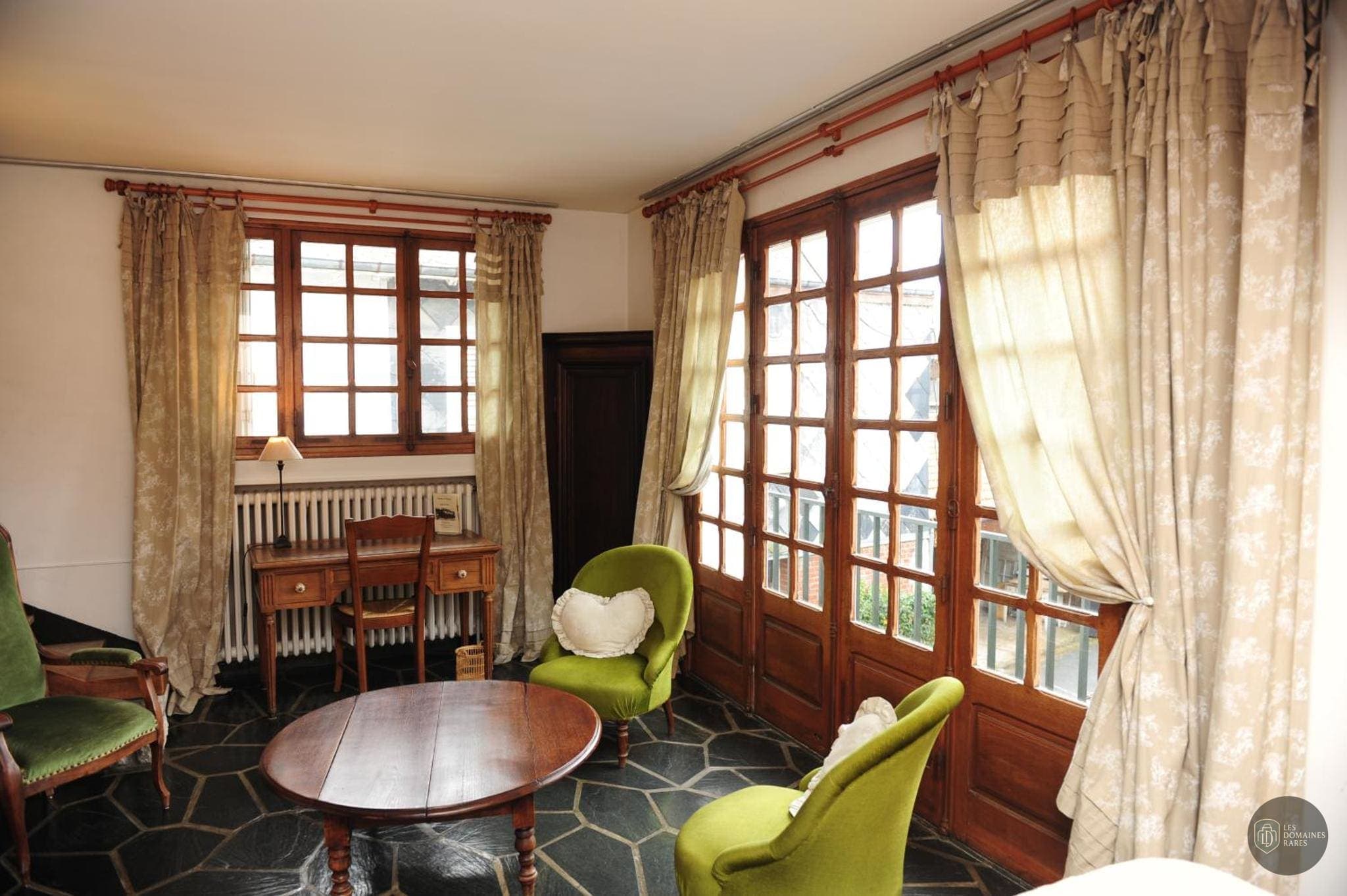 Espace intérieur de l'abbaye Auberge de l'Abbaye à Le en Normandie