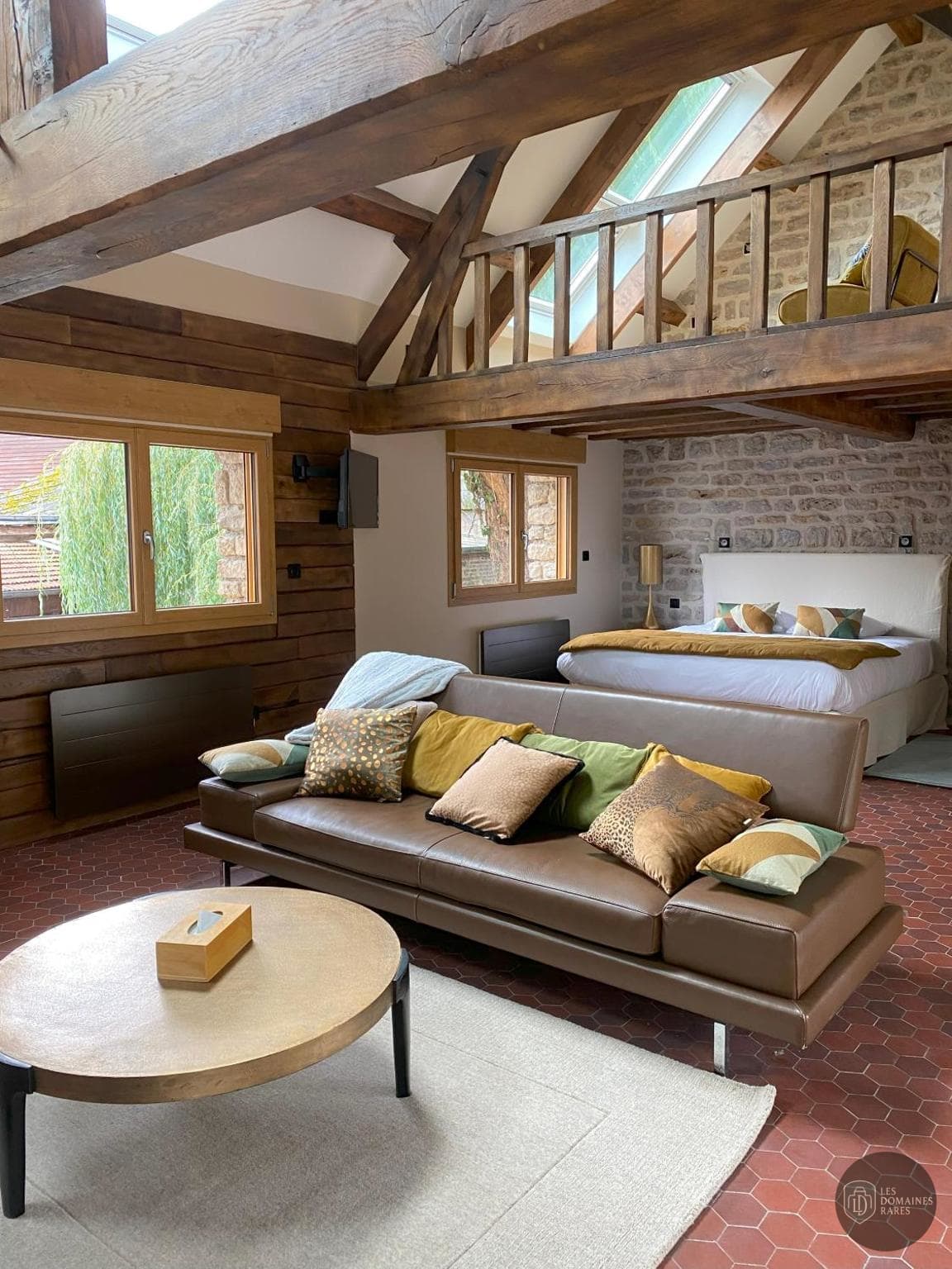 Espace intérieur de l'abbaye Auberge de l'Abbaye à Le en Normandie