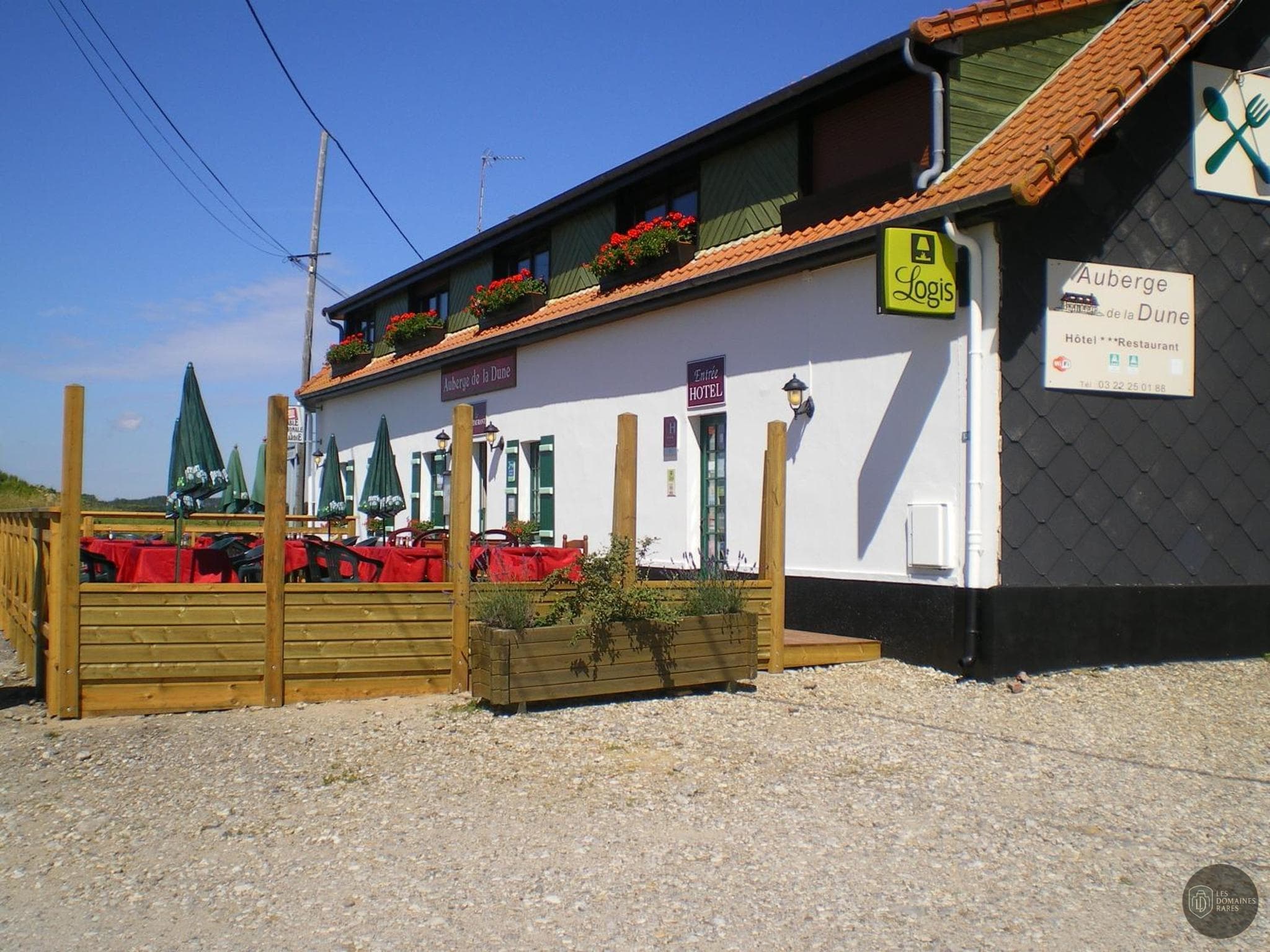 Vue extérieure de l'auberge Auberge de la Dune en Hauts-de-France