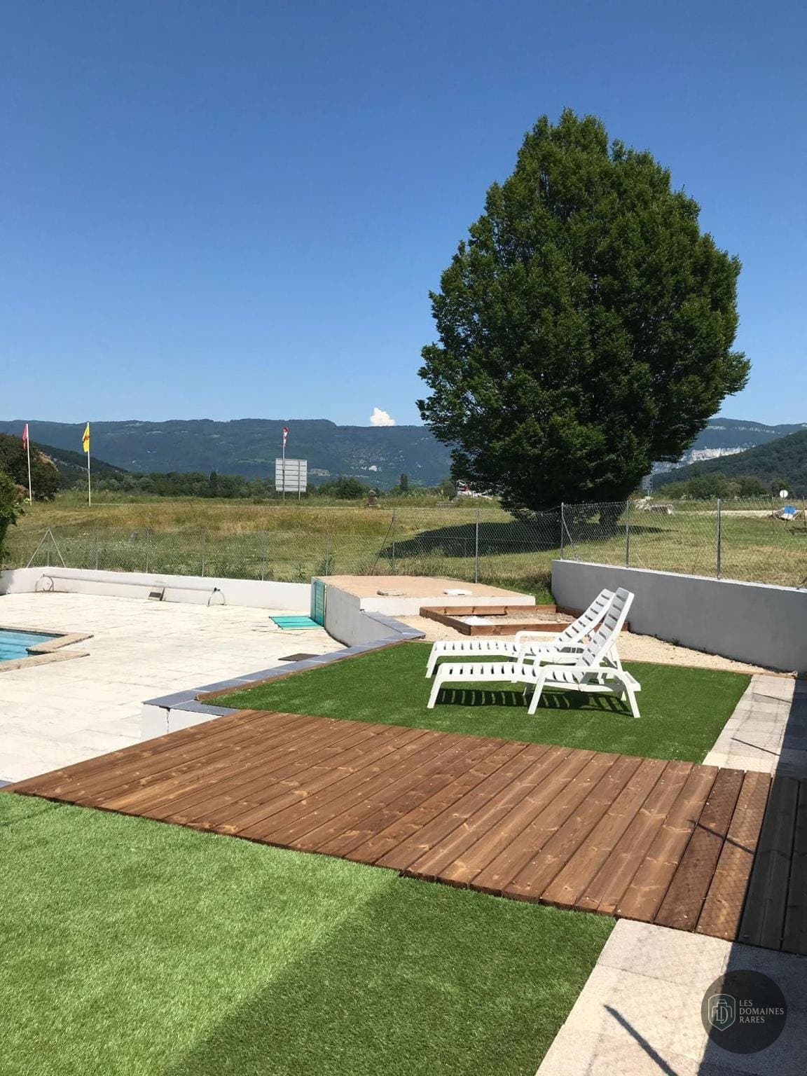 Vue de l'hôtel Auberge de la Paillère à Lavours en Auvergne-Rhône-Alpes