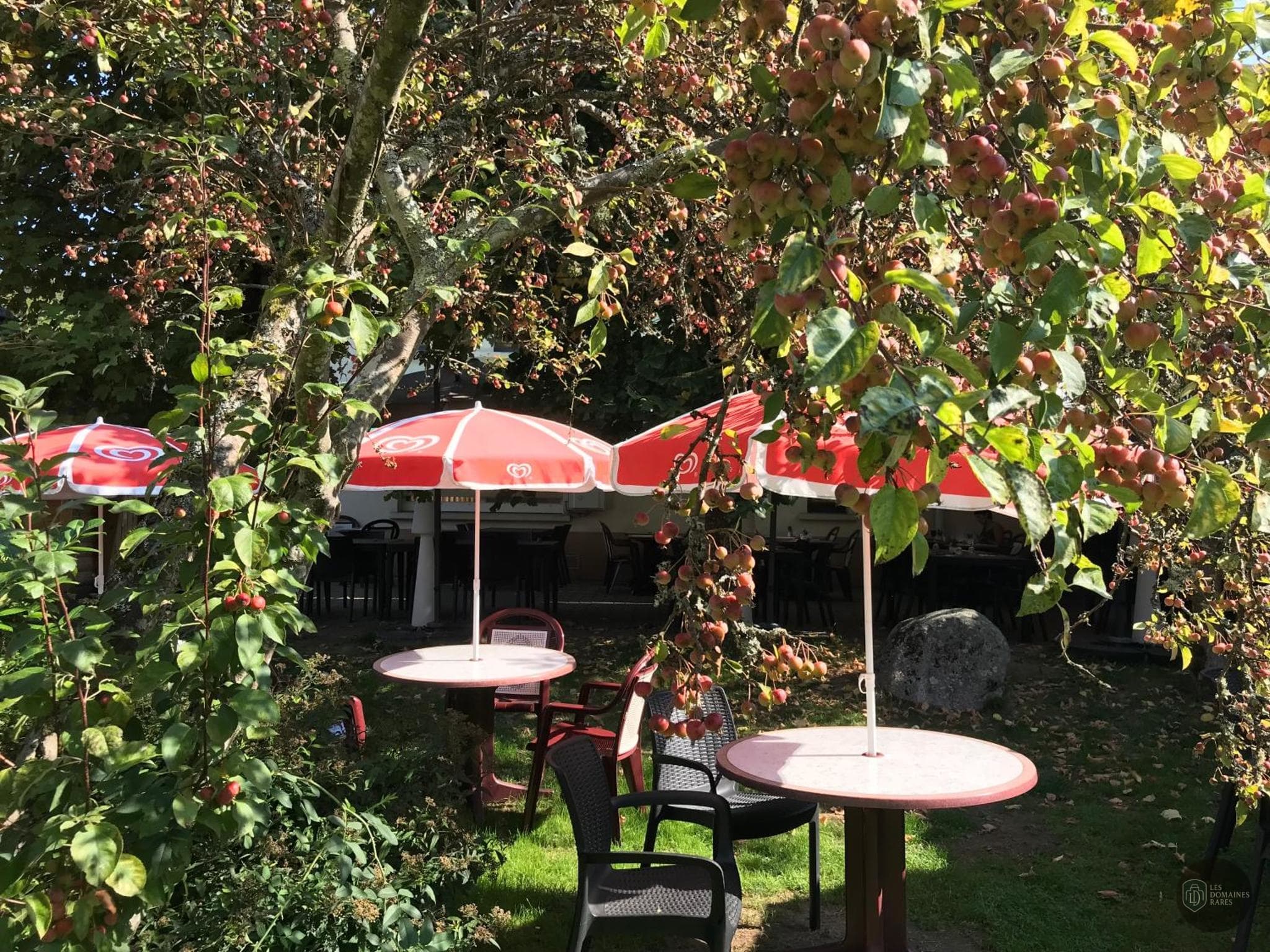 Vue extérieure de l'auberge Auberge de la Poirie à Tendon en Grand Est