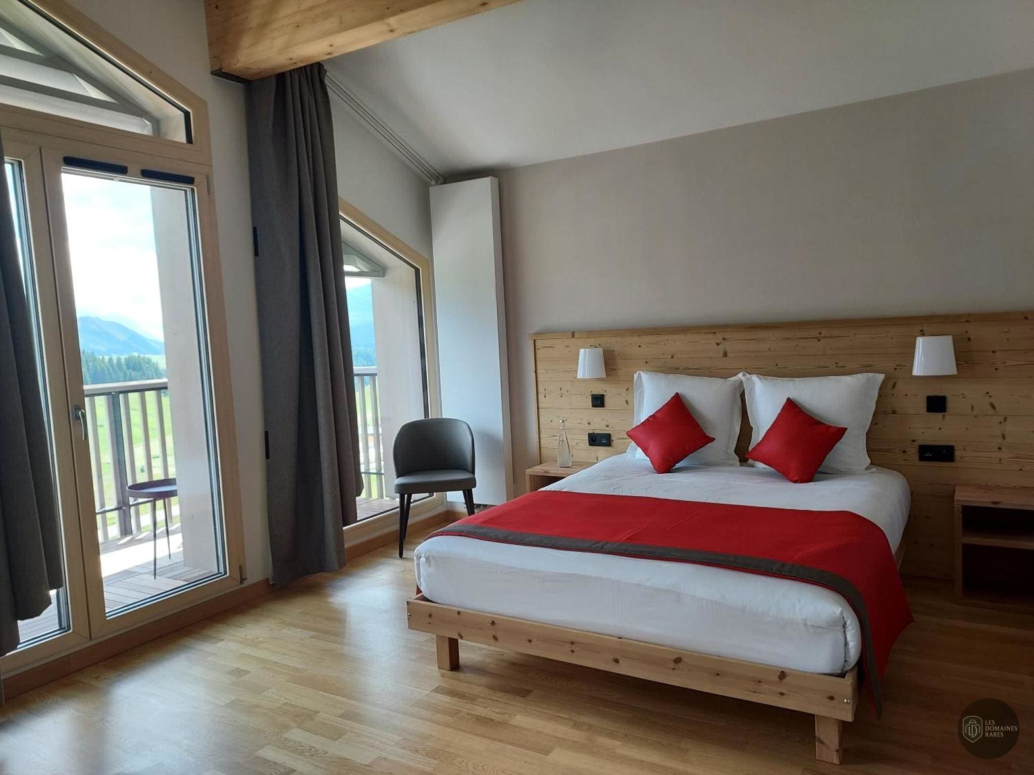 Chambre de l'hôtel Auberge des Glières en Auvergne-Rhône-Alpes