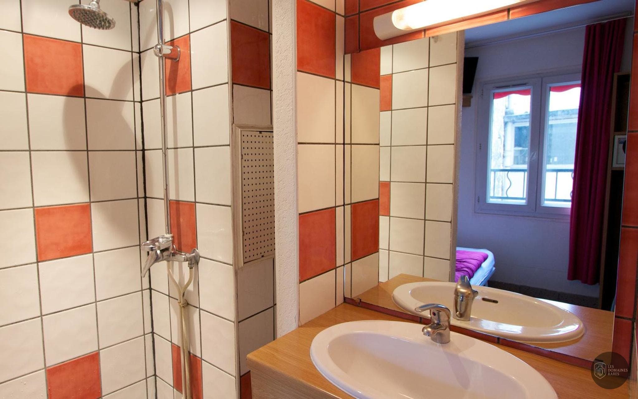 Salle de bain de l'auberge Auberge des Montagnes à Pailherols en Auvergne-Rhône-Alpes