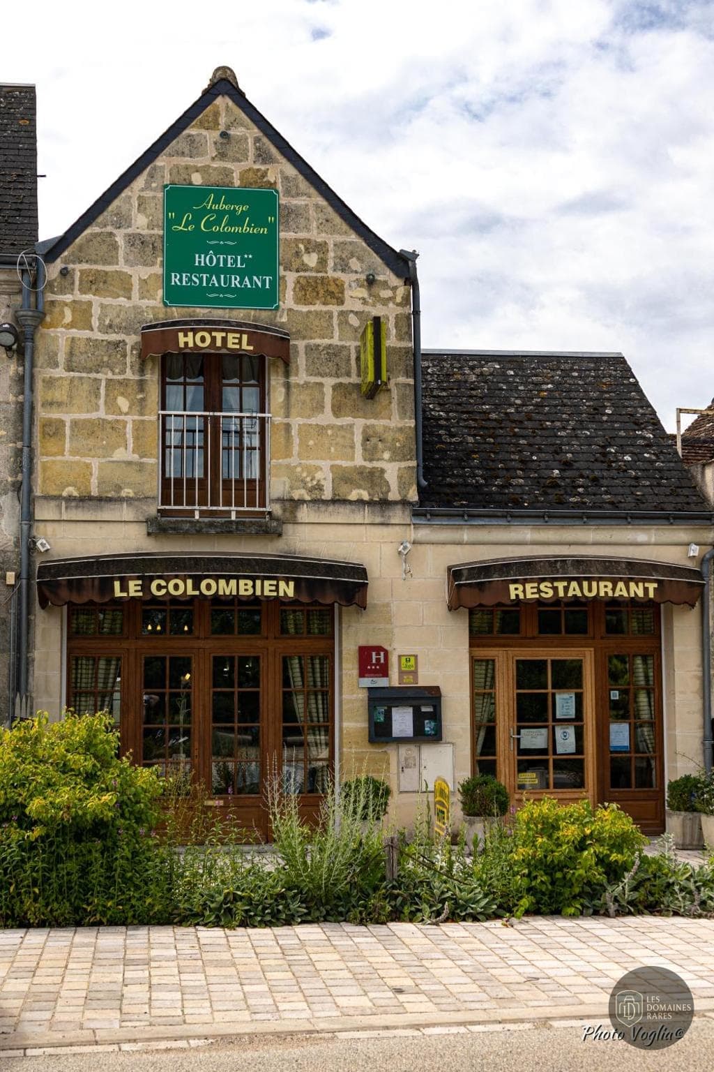 Vue de l'auberge Auberge le Colombien à Villandry en Centre-Val de Loire
