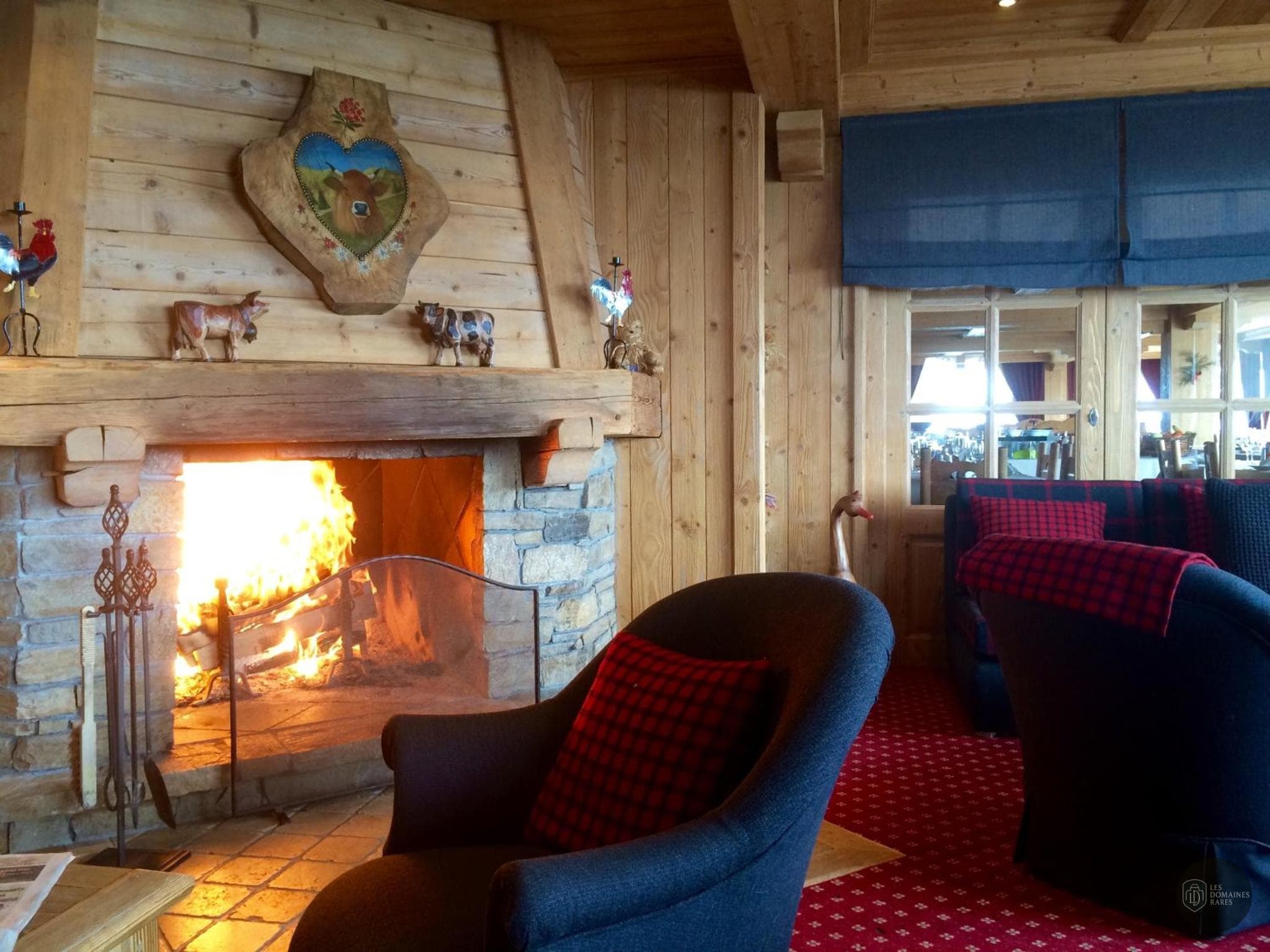 Espace intérieur de l'hôtel Aux Ducs de Savoie à Combloux en Auvergne-Rhône-Alpes