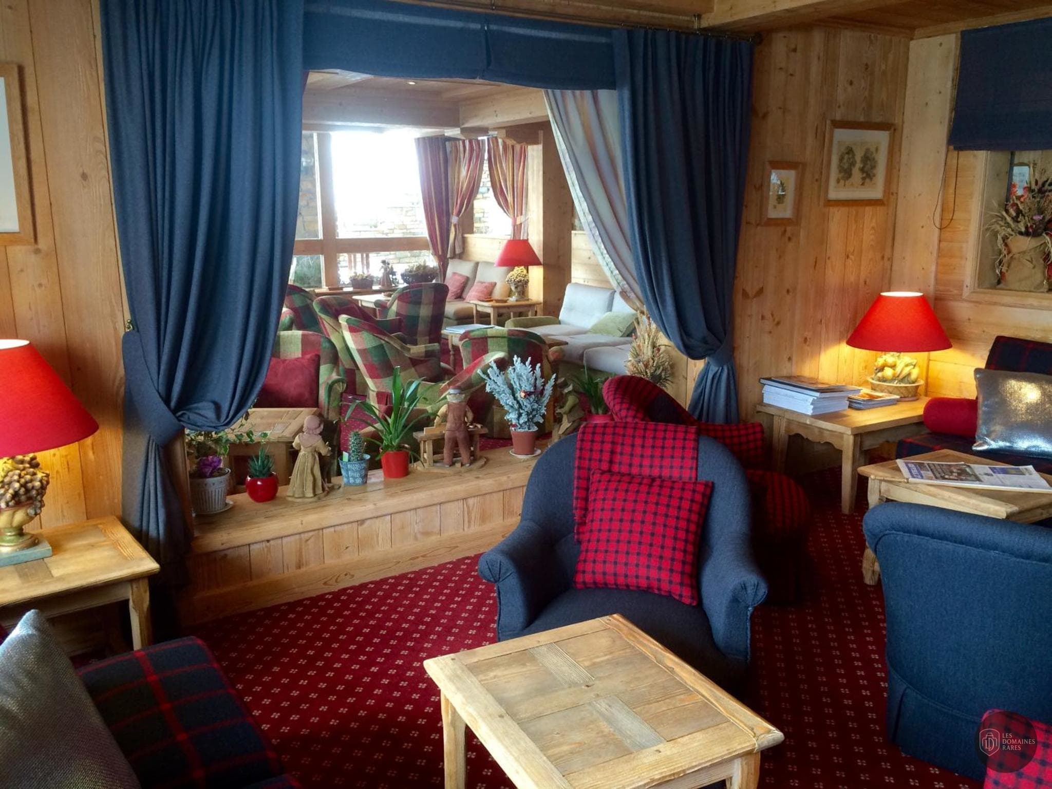 Espace intérieur de l'hôtel Aux Ducs de Savoie à Combloux en Auvergne-Rhône-Alpes