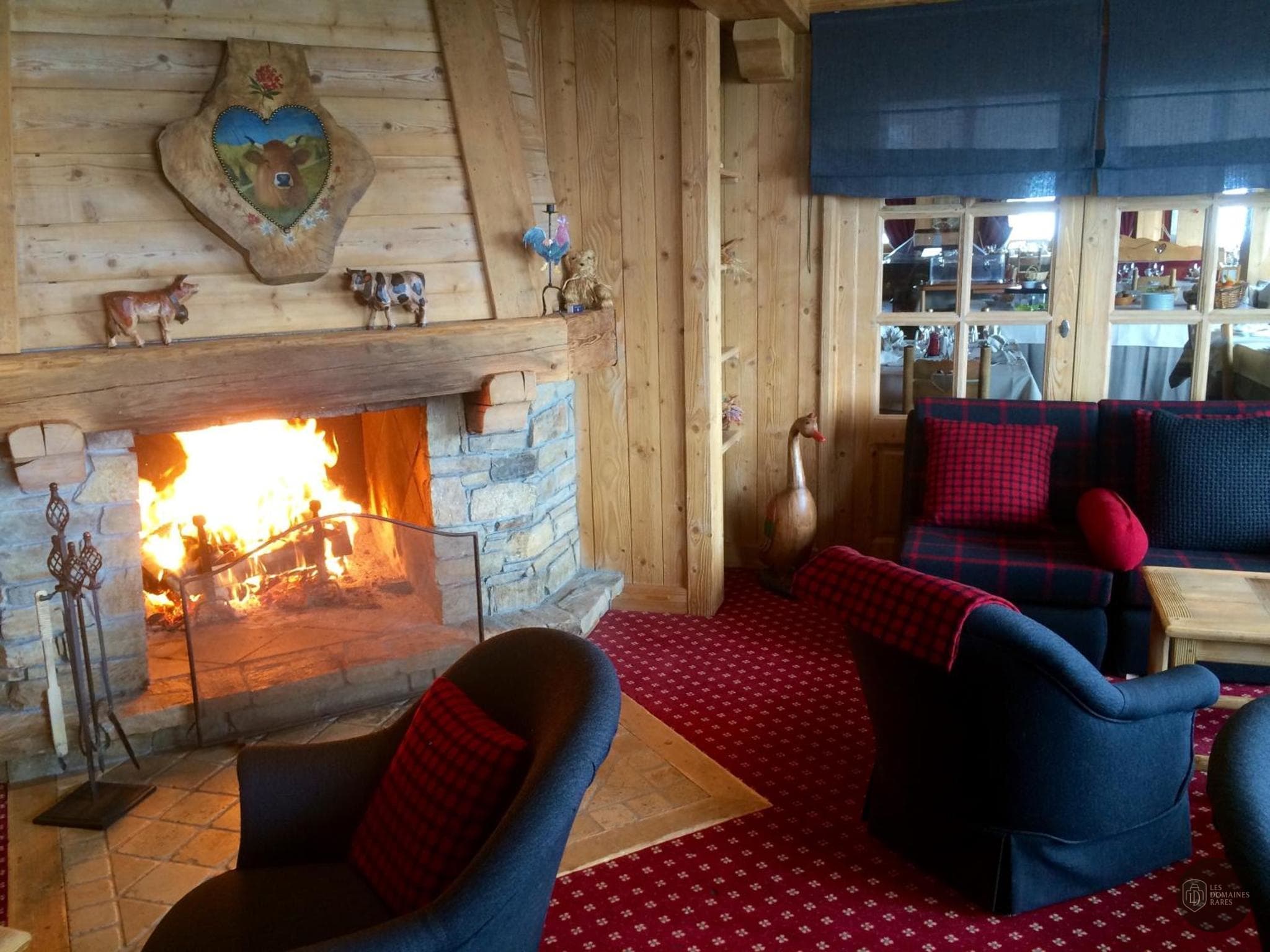 Espace intérieur de l'hôtel Aux Ducs de Savoie à Combloux en Auvergne-Rhône-Alpes
