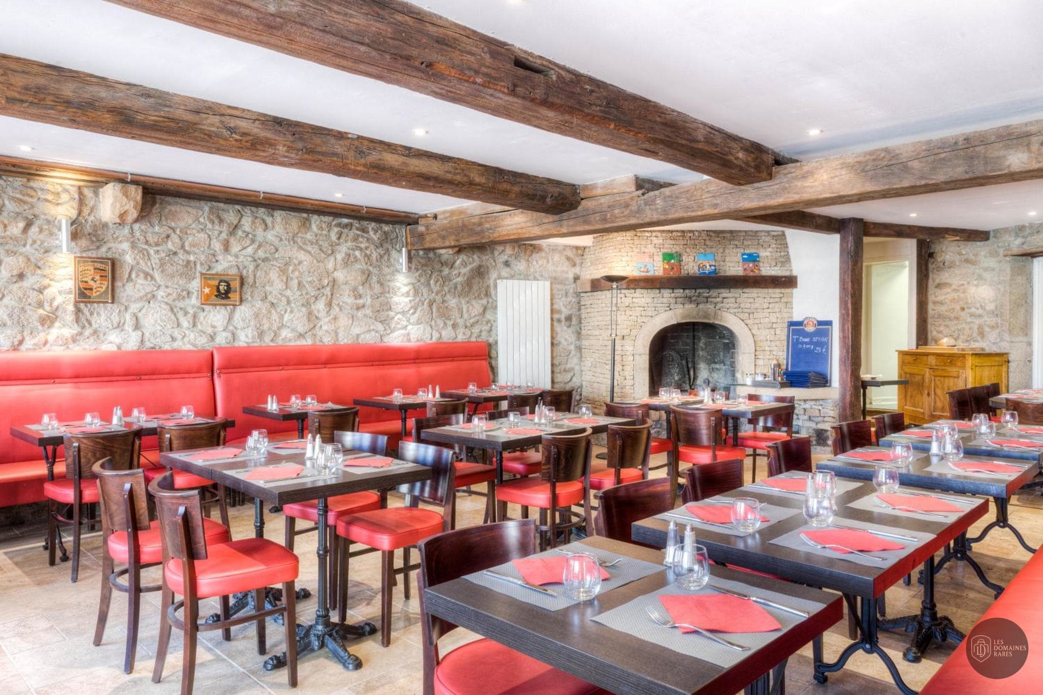Restaurant de l'hôtel Aux Prisons à Montagny en Auvergne-Rhône-Alpes - séminaire rhône