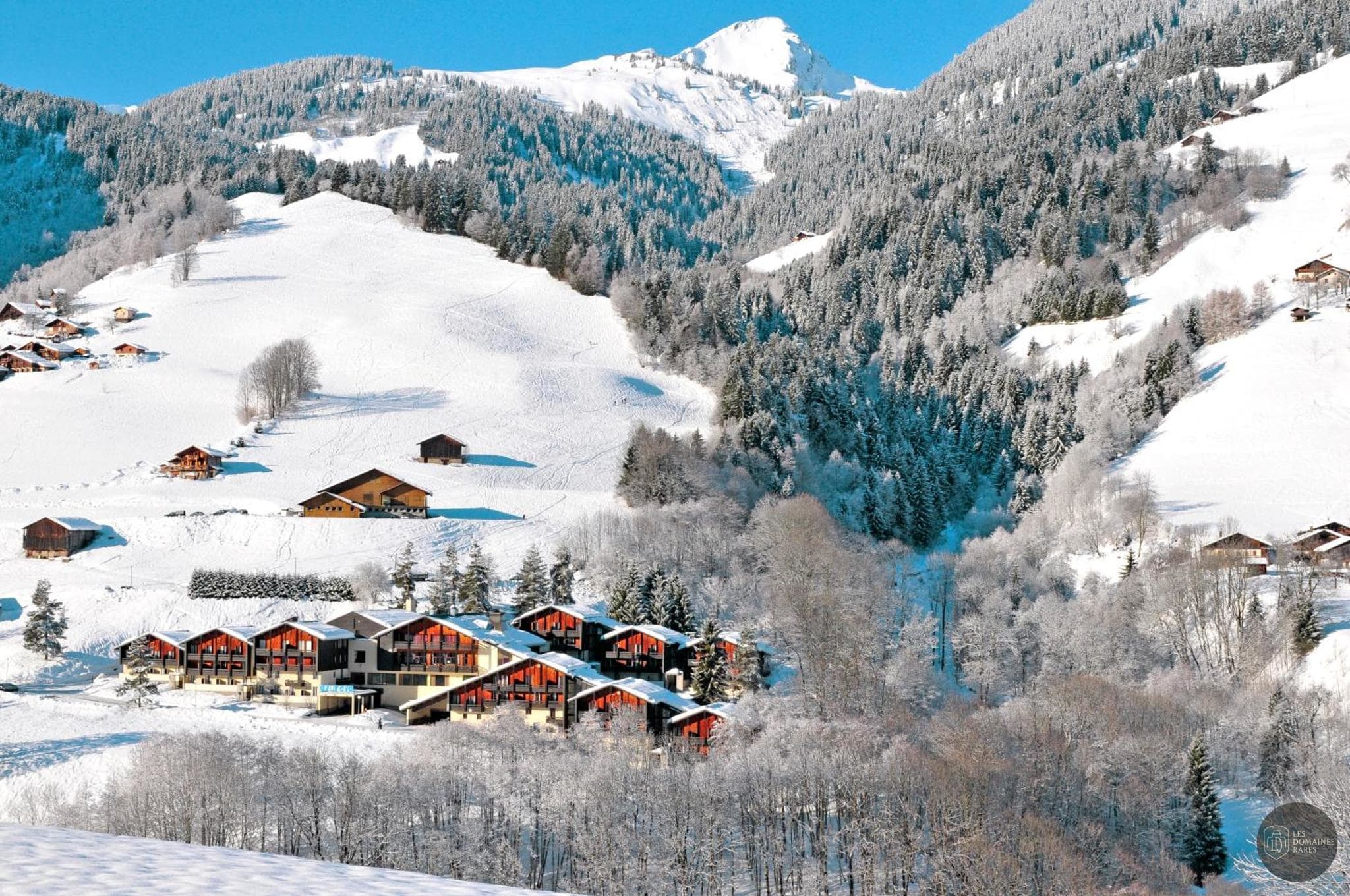 Vue extérieure de la villa Azureva Arêches à Les en Auvergne-Rhône-Alpes
