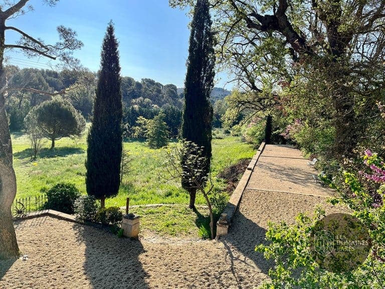 Vue panoramique sur le parc et la nature