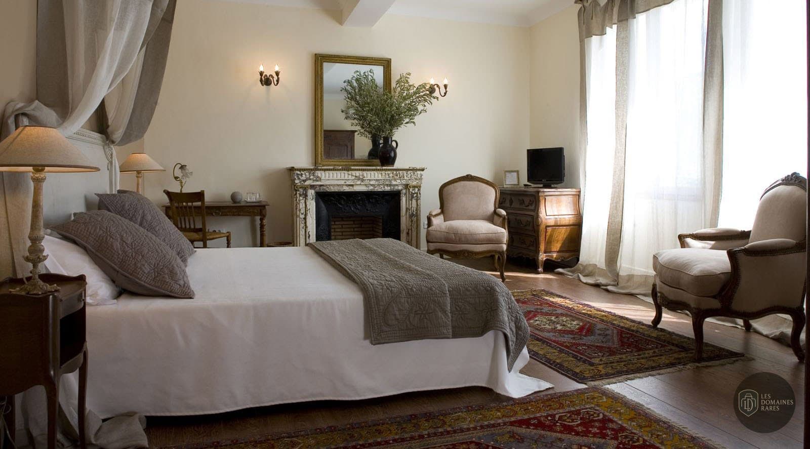 Chambre de l'hôtel Bastide du Bois Bréant en Provence-Alpes-Côte d'Azur - séminaire vaucluse