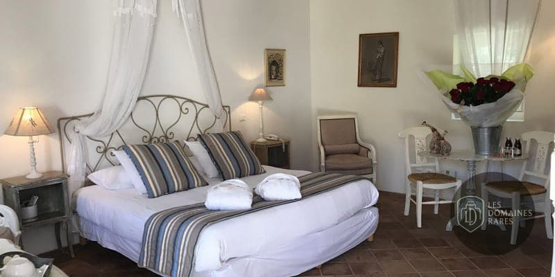 Chambre de l'hôtel Bastide du Bois Bréant en Provence-Alpes-Côte d'Azur
