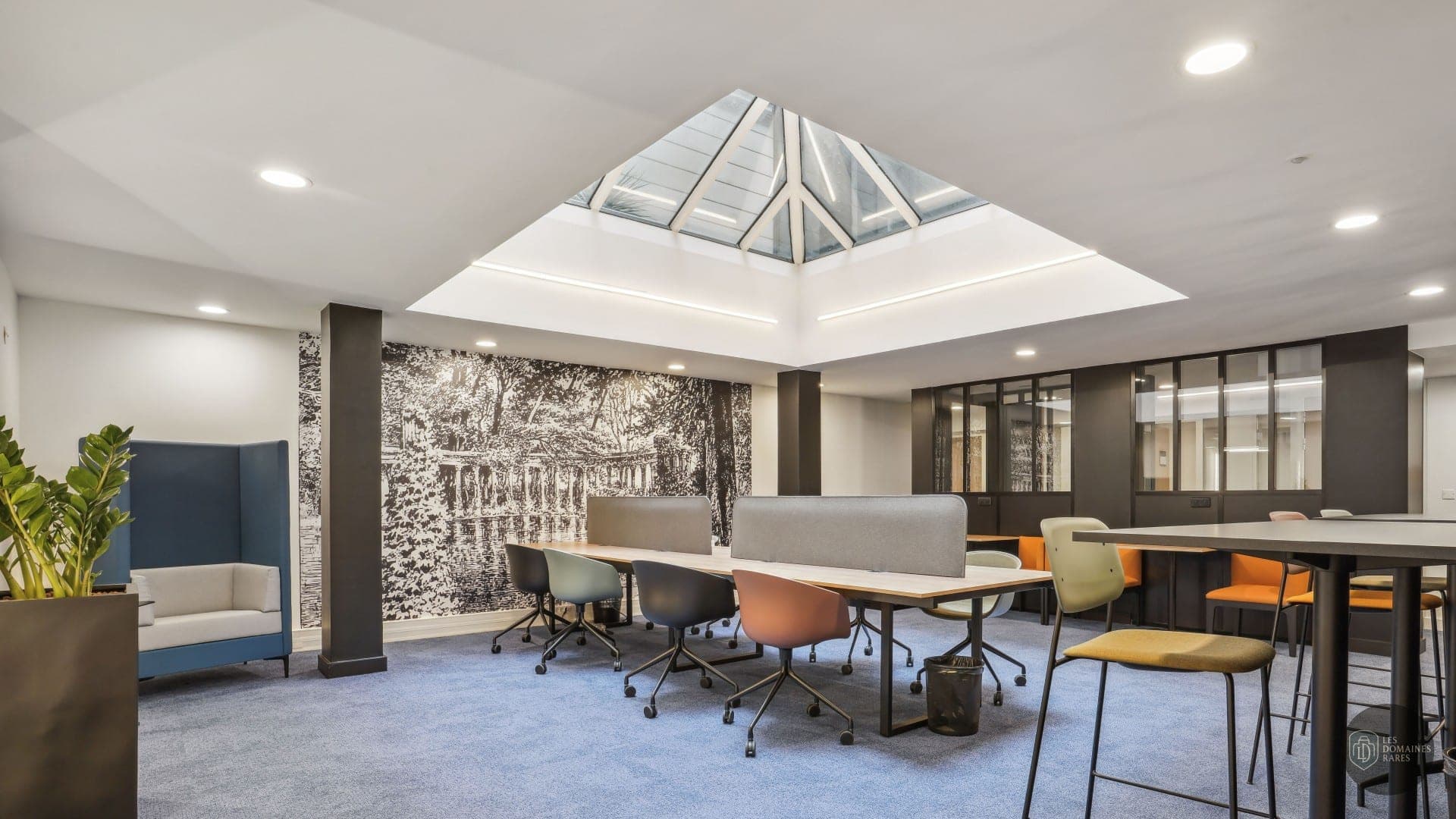 Salle de réunion avec verrière